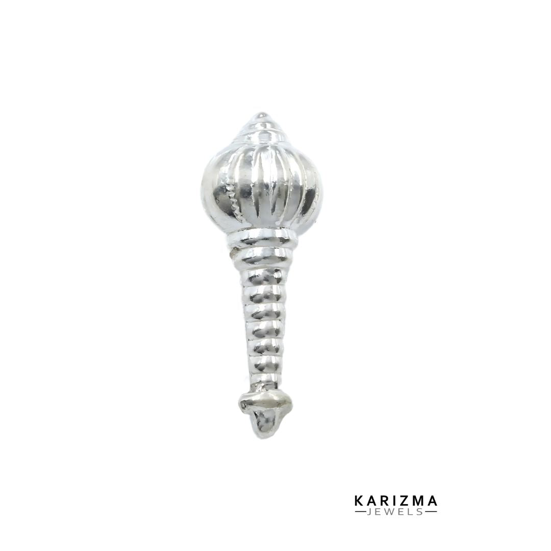 Real Silver Lord Hanuman Bajrangbali divine Gada/Mace for Lal kitab remedy