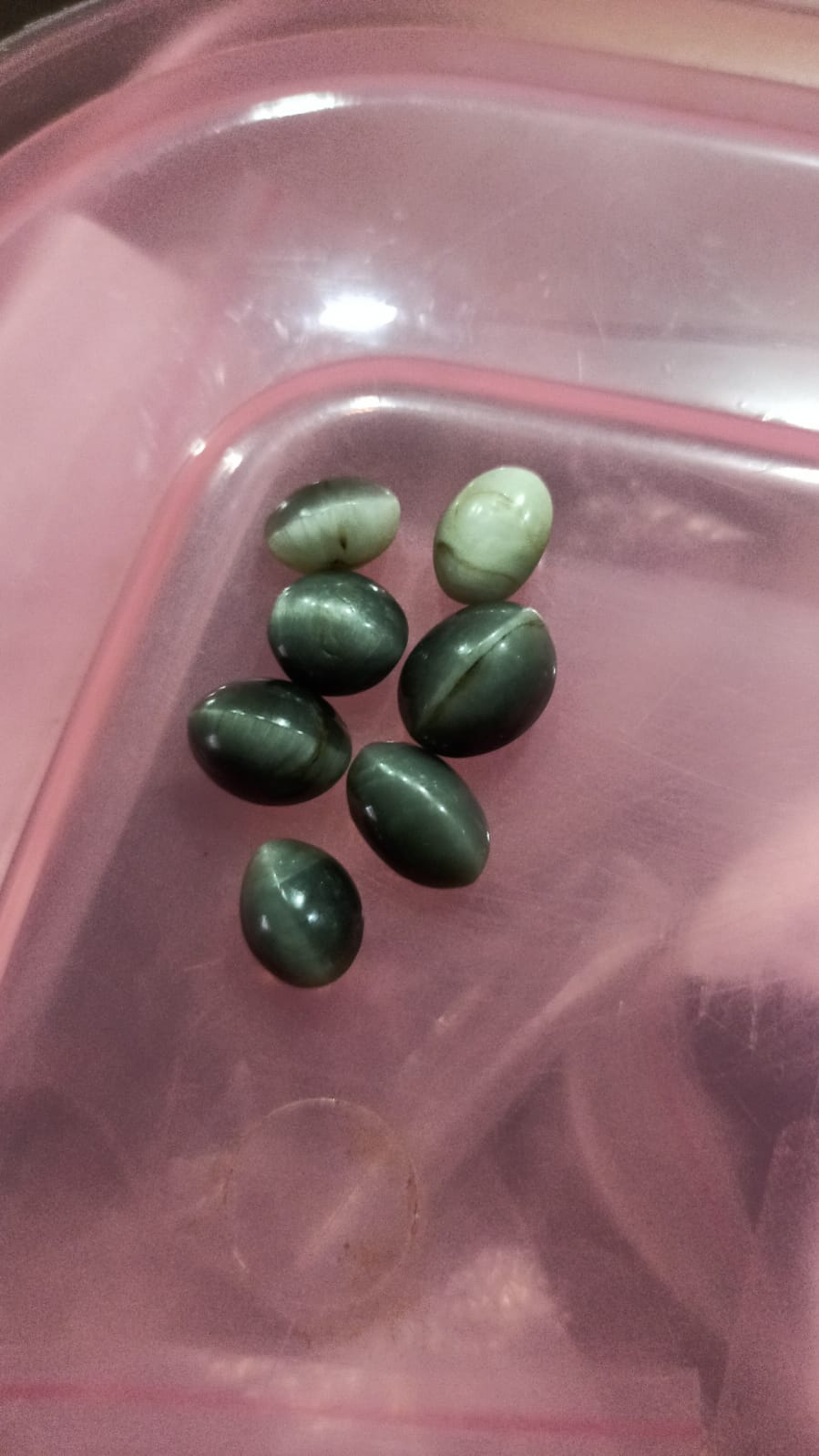 7pc Catseye Stones for Astrology remedy