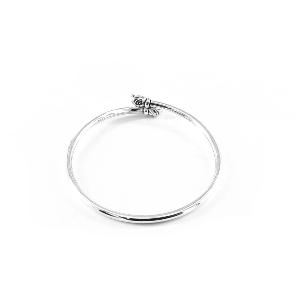 Real Silver Oxidized Indian Bracelet Bangle - Single
