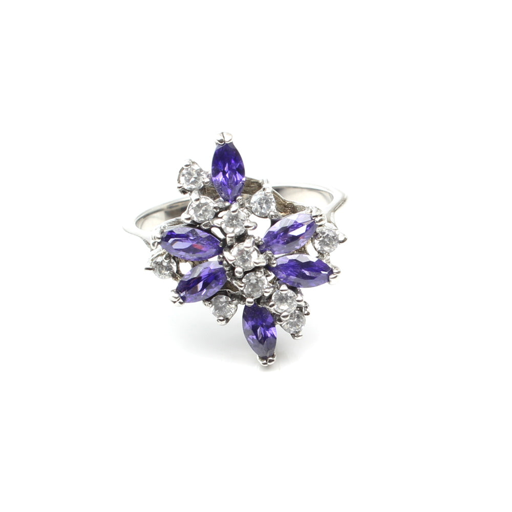 925 Sterling Silver CZ women finger ring
