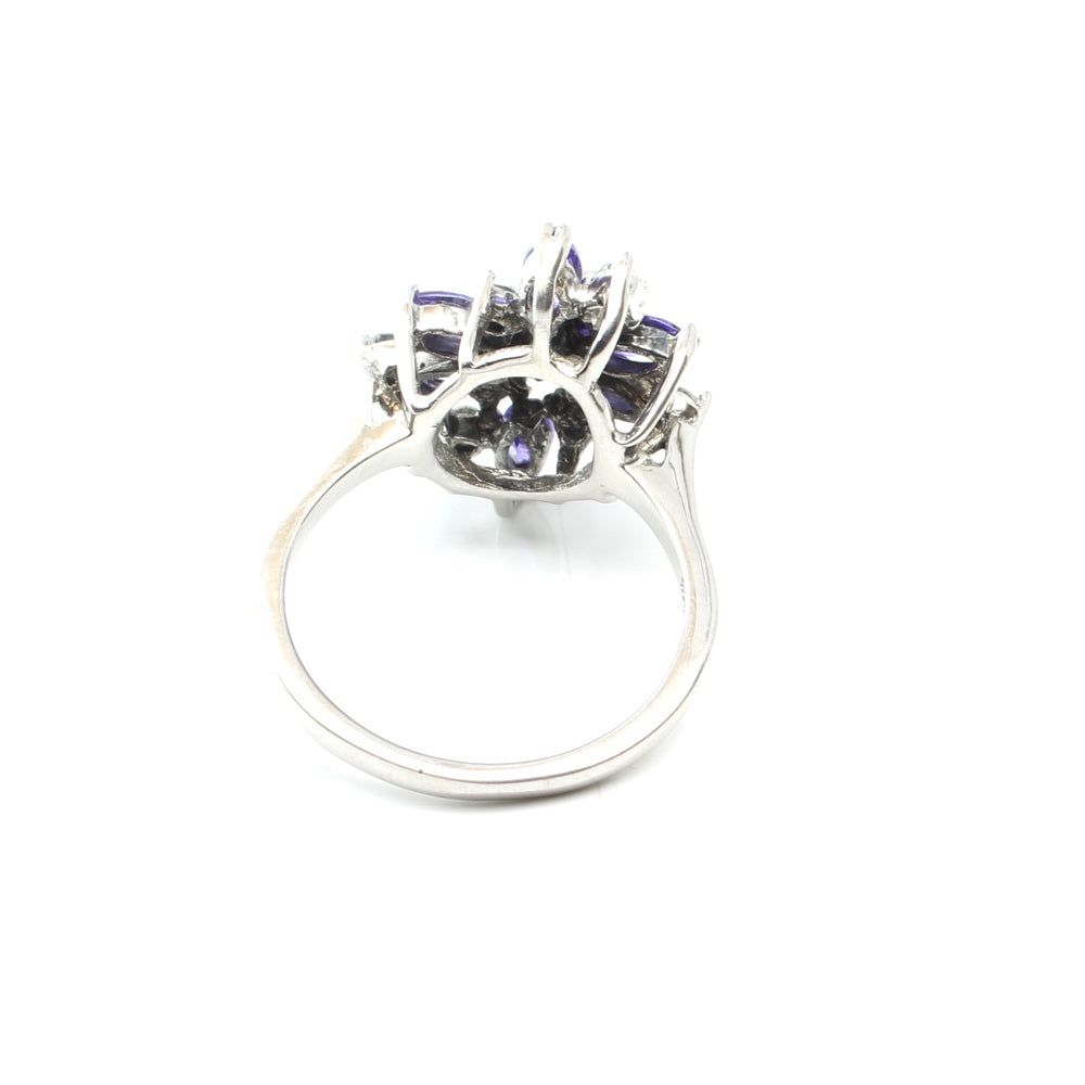 925 Sterling Silver CZ women finger ring
