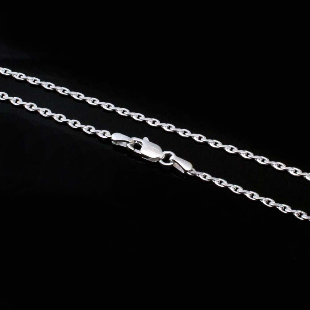 Real Sterling Silver Indian Style Neck Chain 18.5"