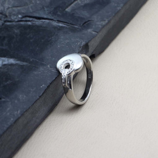 Real 925 Sterling Silver CZ Women Ring