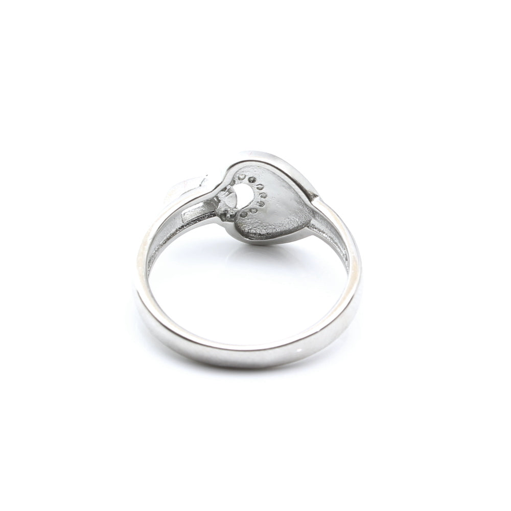 Real 925 Sterling Silver CZ Women Ring