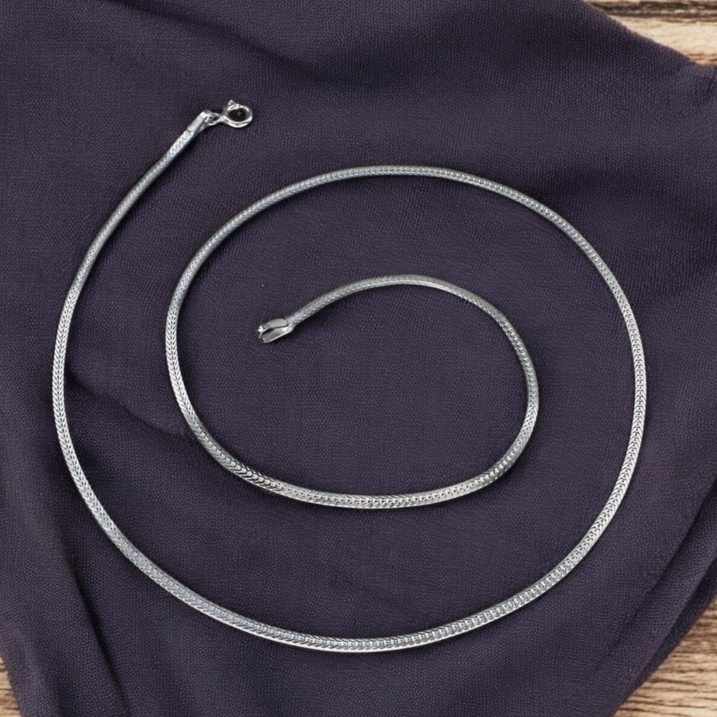 925 Sterling Silver Light weight Neck Chain 18"
