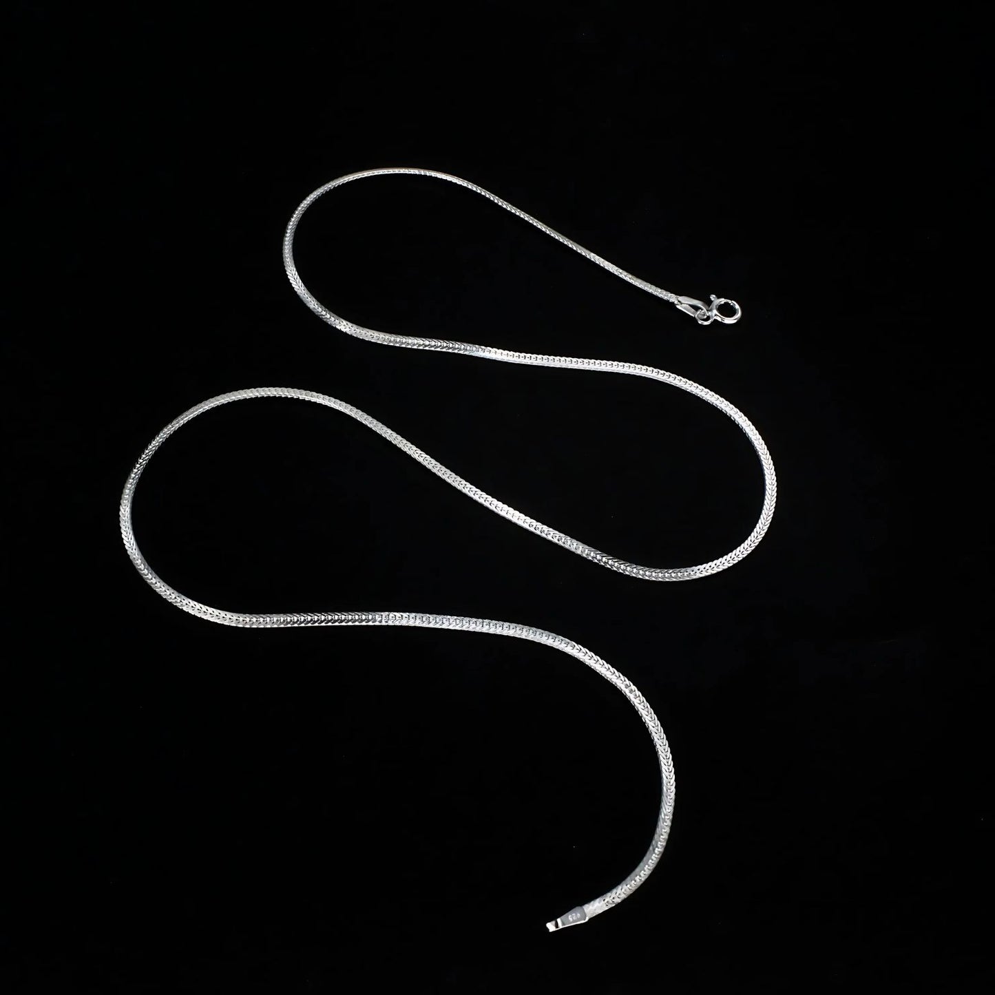 925 Sterling Silver Light weight Neck Chain 18"