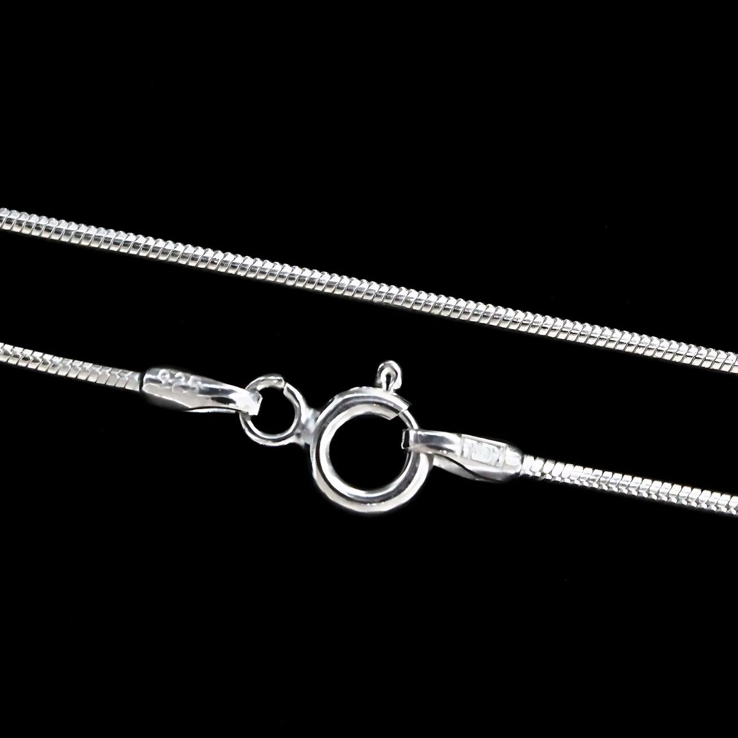 Daily wear 925 Sterling Silver snake style Neck Chain 16"