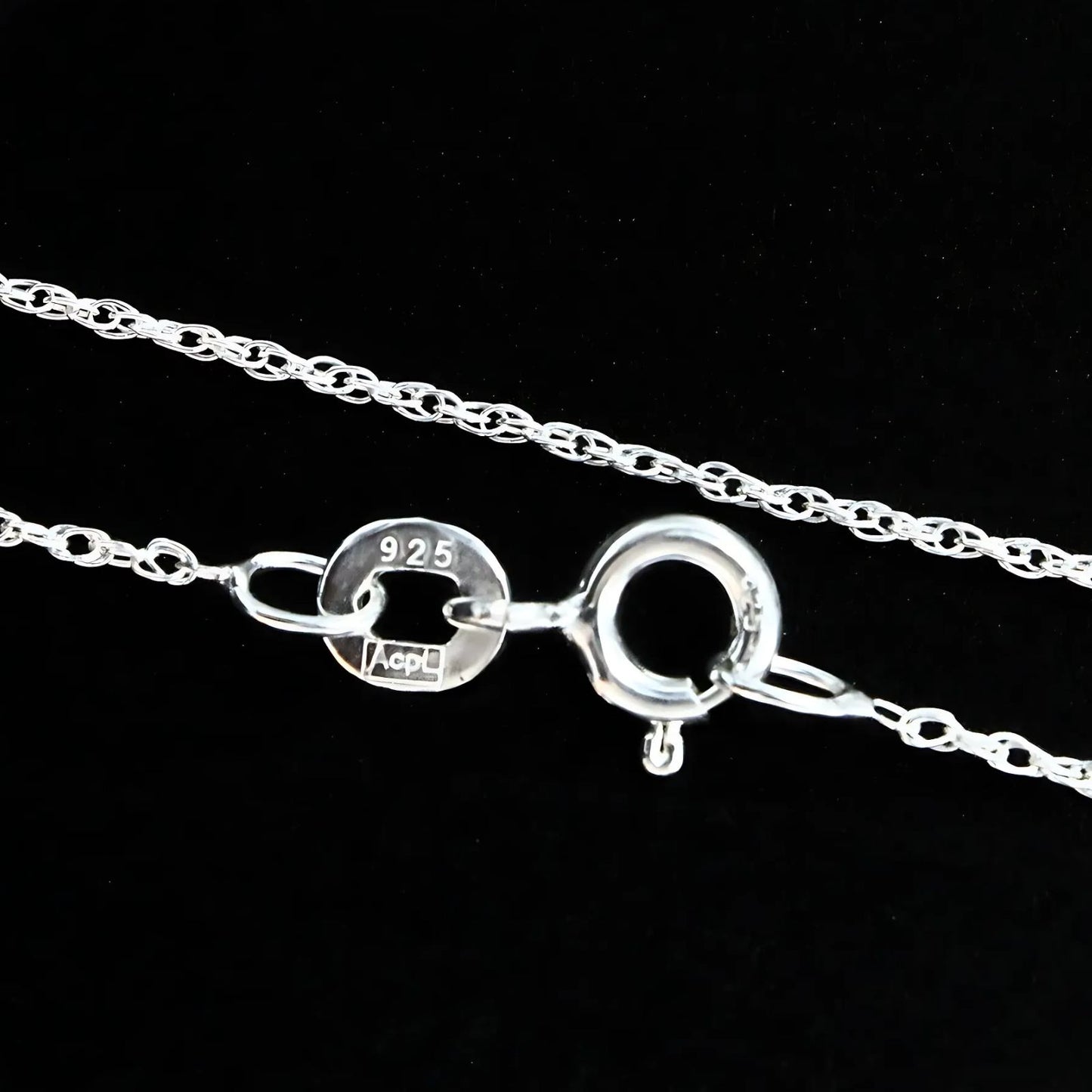 18" 925 Sterling Silver women Light weight Neck chain