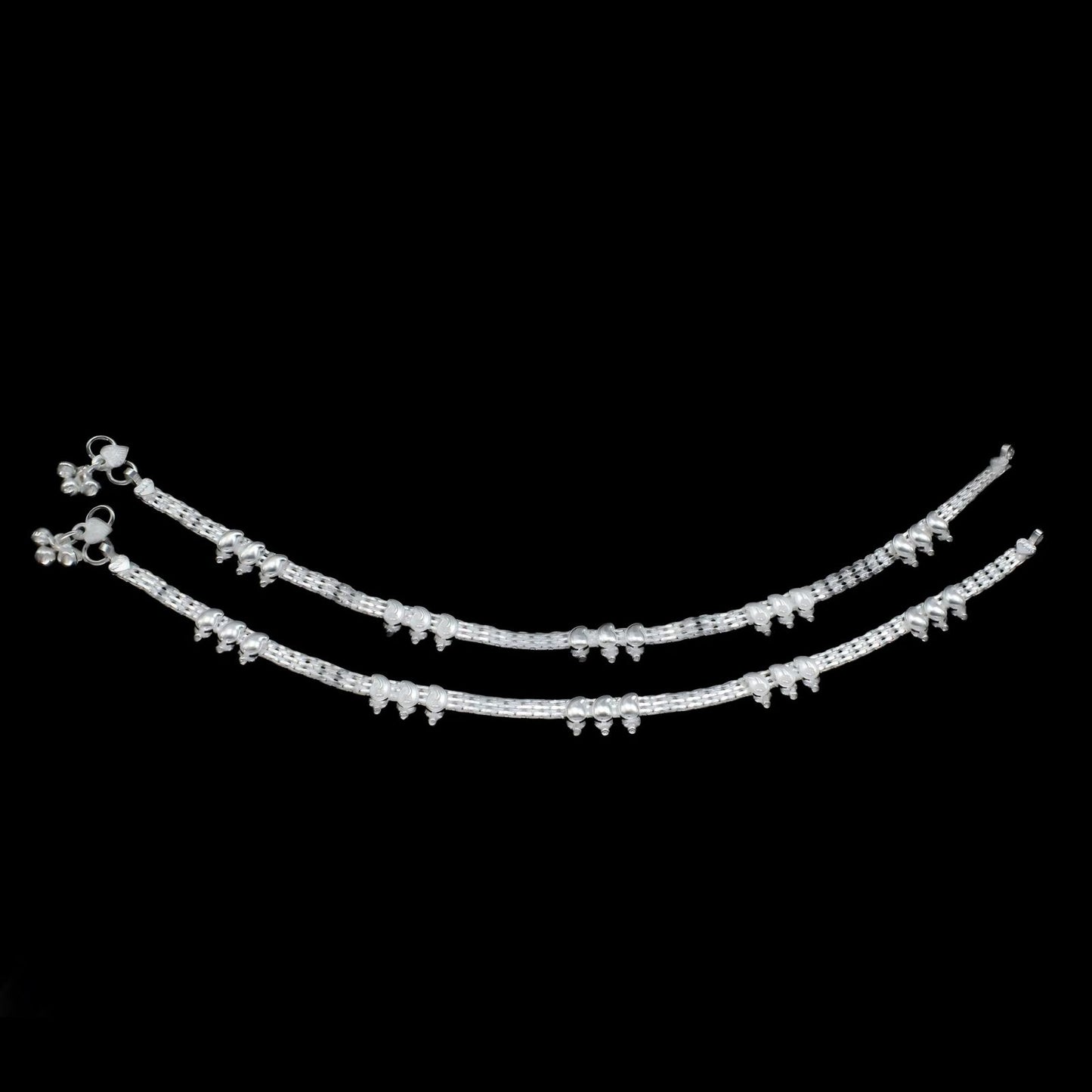 Real Sterling Silver amazing women Anklet Ankle Bracelet 10.3"