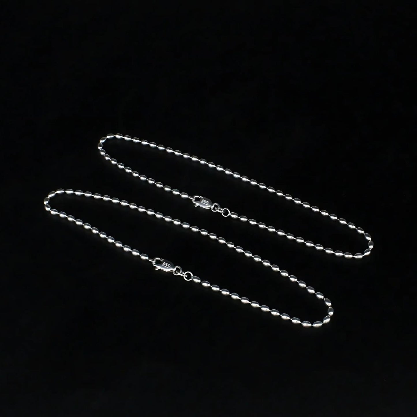 925 Sterling Silver Excellent gifting Oval Ball Design girlish Anklets Ankle Bracelet 10.3"