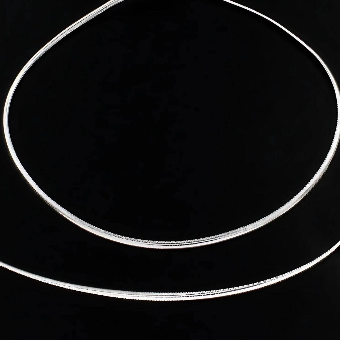 925 Sterling Silver women boho style Chain Anklet Pair 10.3"