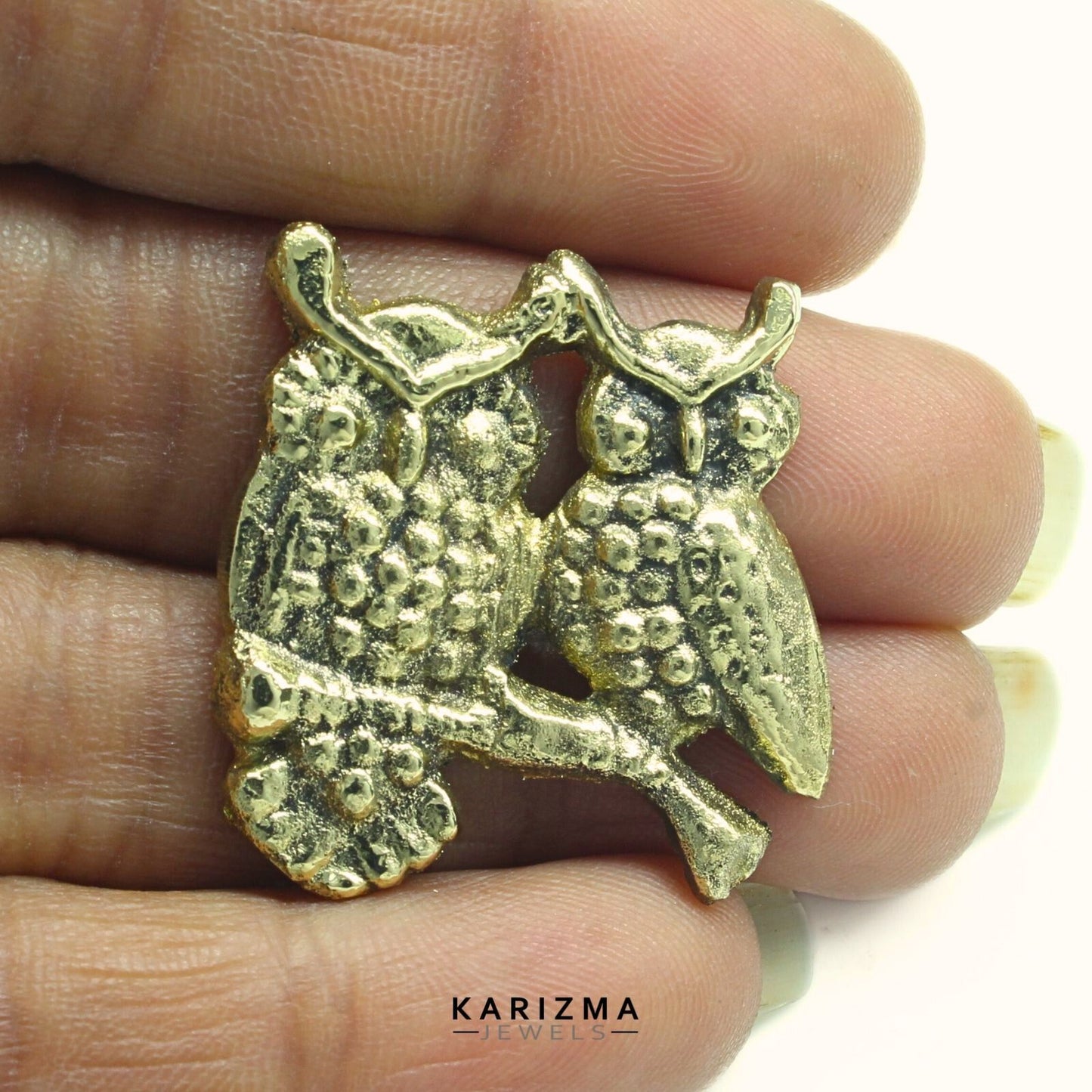 Brass Vastu Oxidized Owl Statue for Lal Kitab and red book remedies
