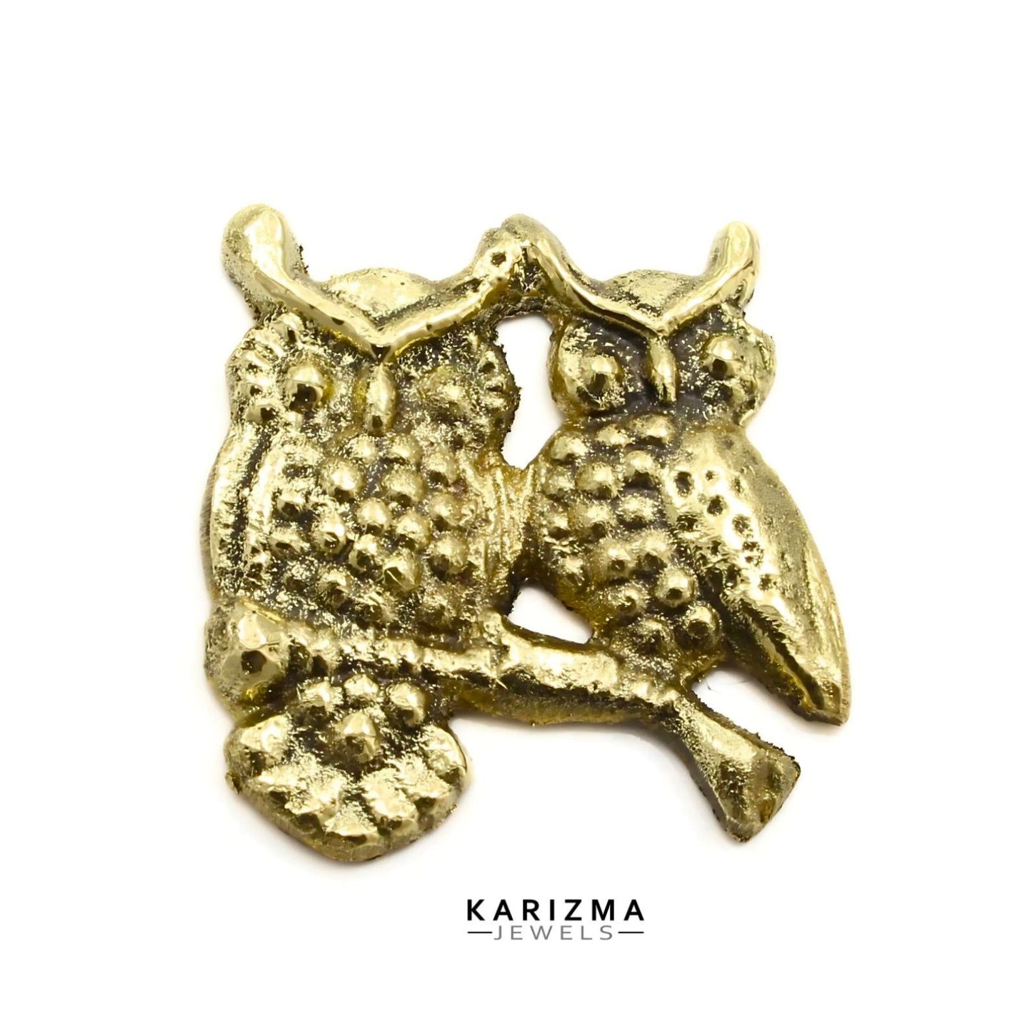 Brass Vastu Oxidized Owl Statue for Lal Kitab and red book remedies