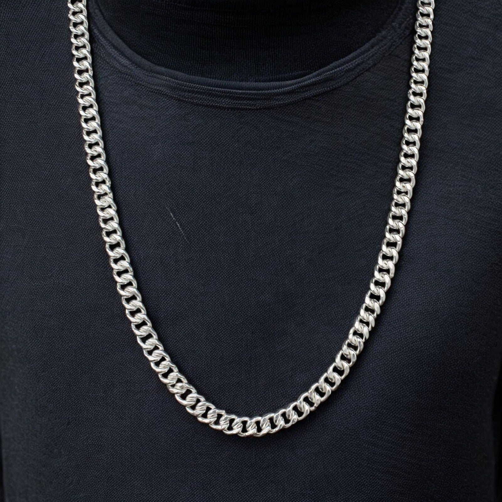 Chandi Ki 20 Inch Thin Silver Chain Chandi Ki Silver Necklace