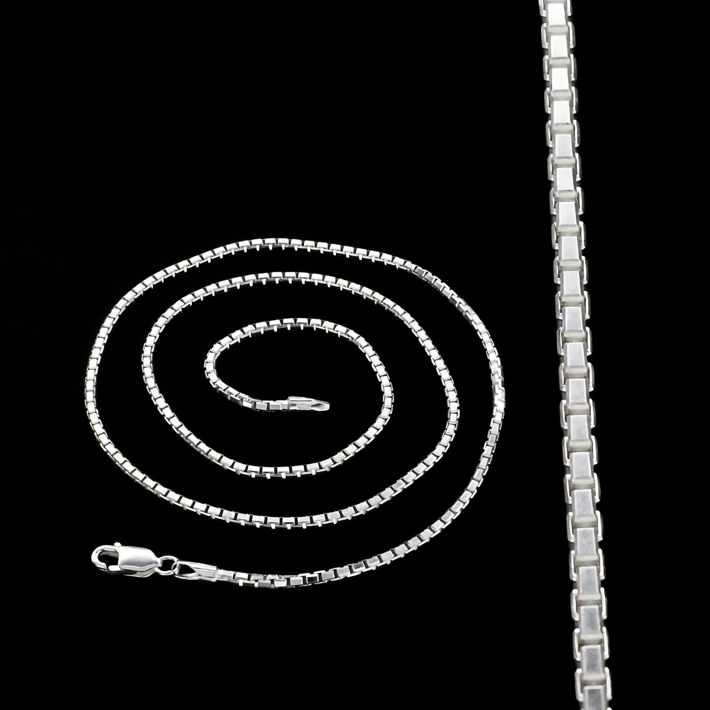 925 Sterling Silver Unisex Excellent gifting Neck Chain 18"