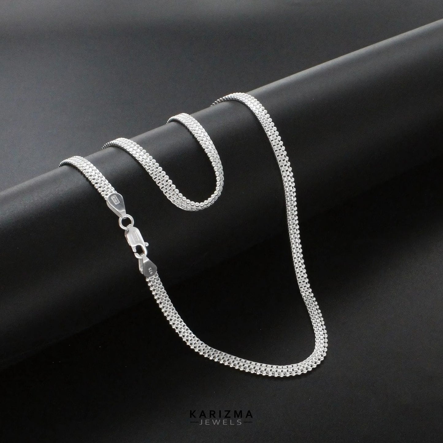 20" Handmade 925 Sterling Silver Unisex Excellent Neck Chain