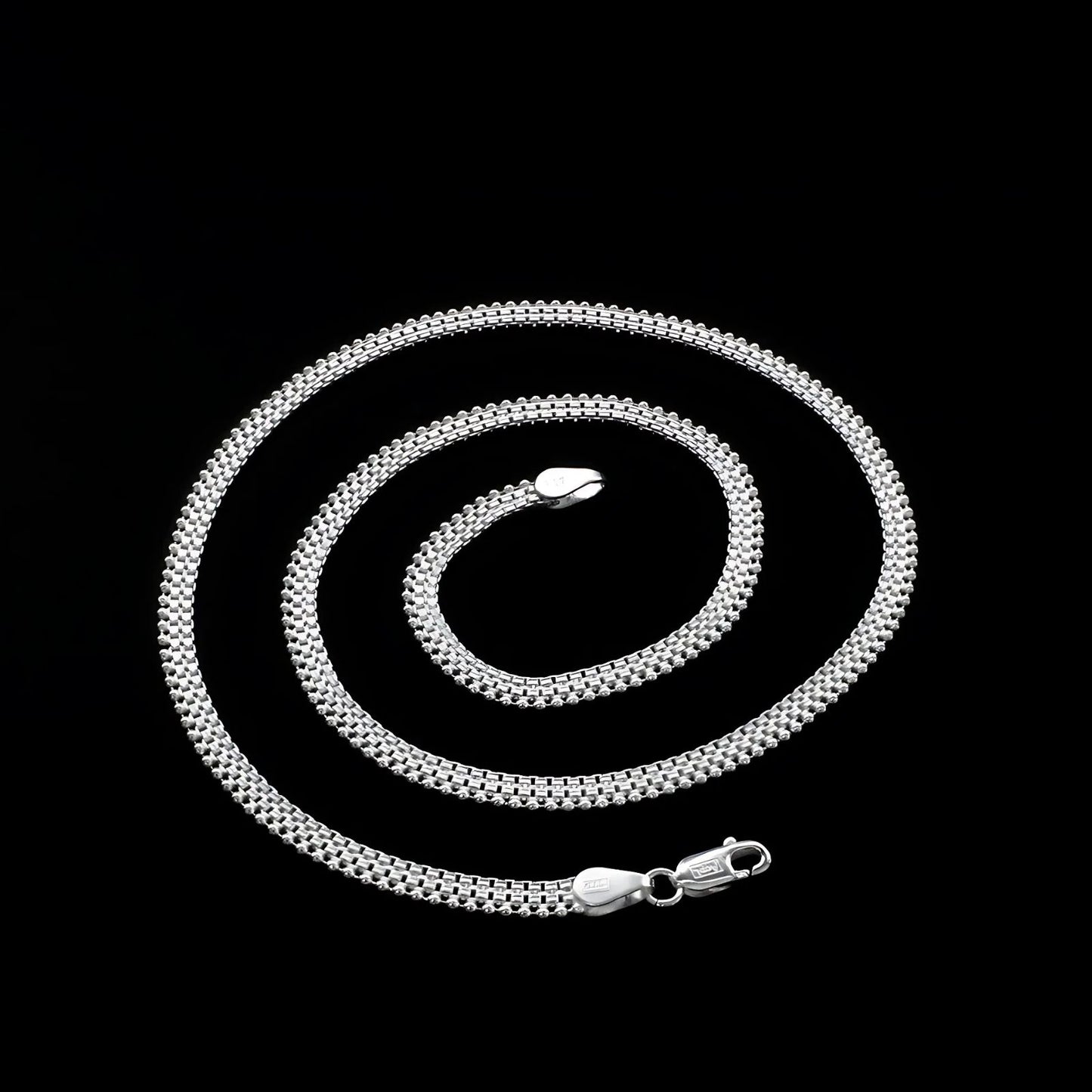 20" Handmade 925 Sterling Silver Unisex Excellent Neck Chain