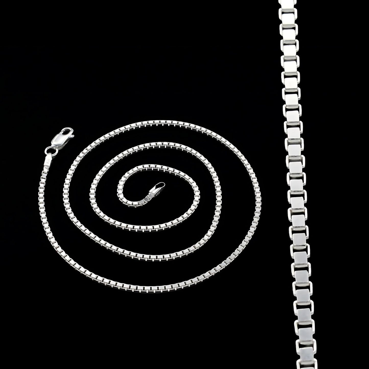 20" Real 925 Sterling Silver Unisex best Neck Chain