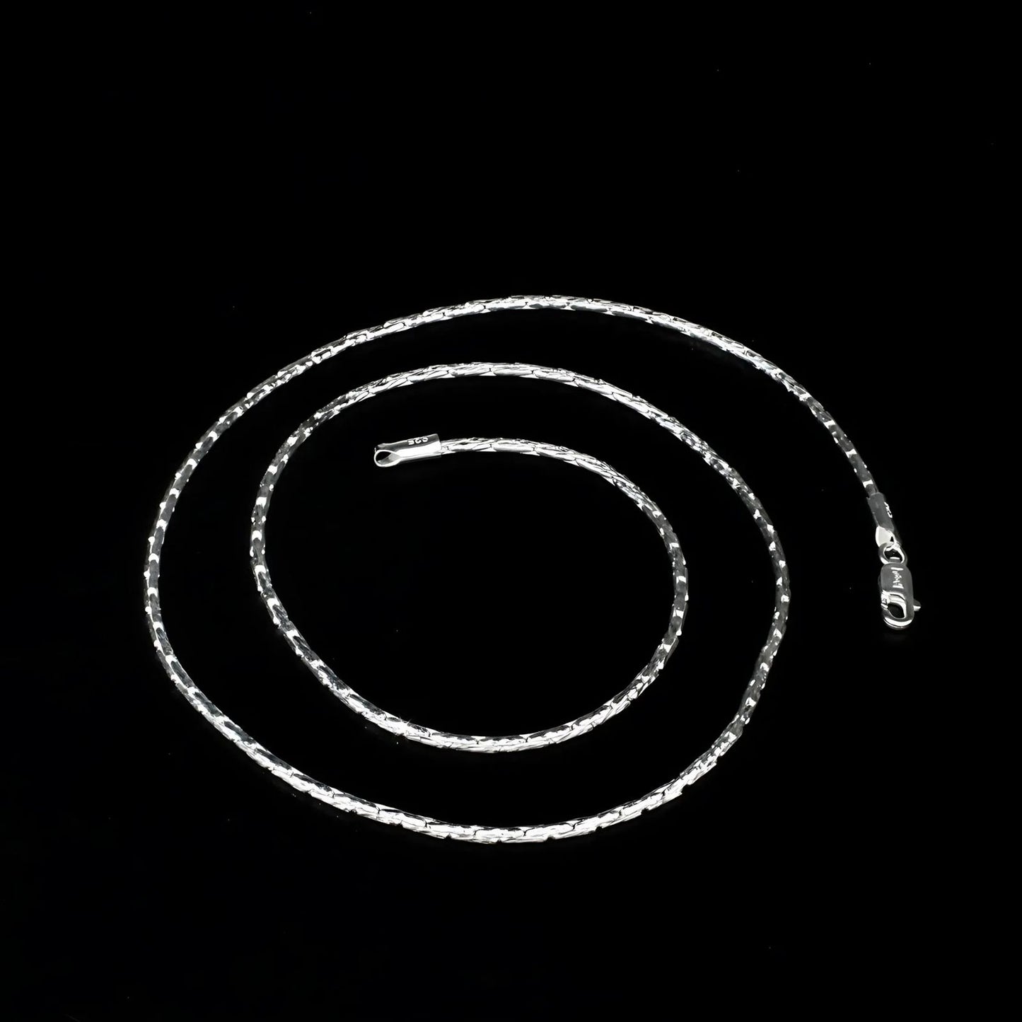925 Sterling Silver Excellent gifting Unisex Neck Chain 20"