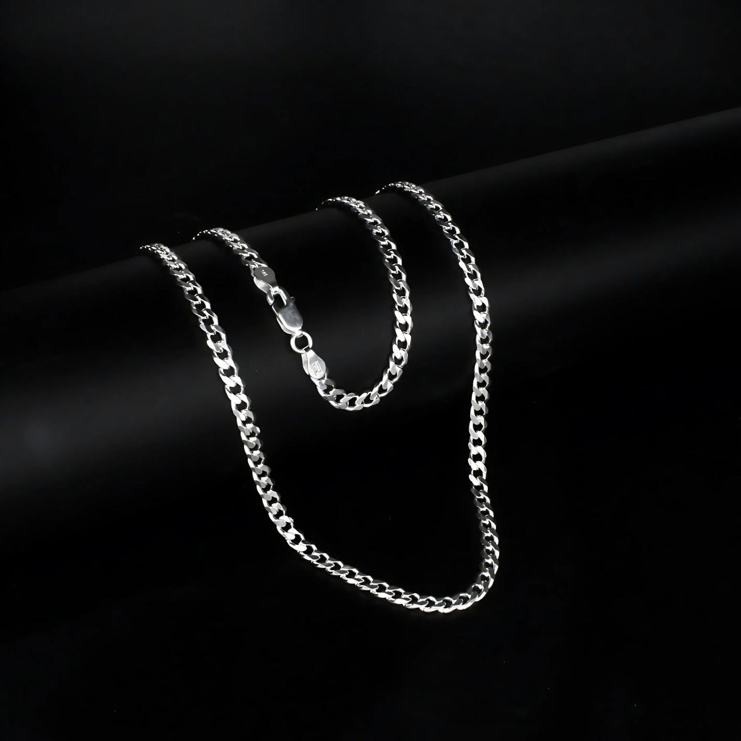 925 Sterling Silver Unisex Cuban Excellent Neck Chain