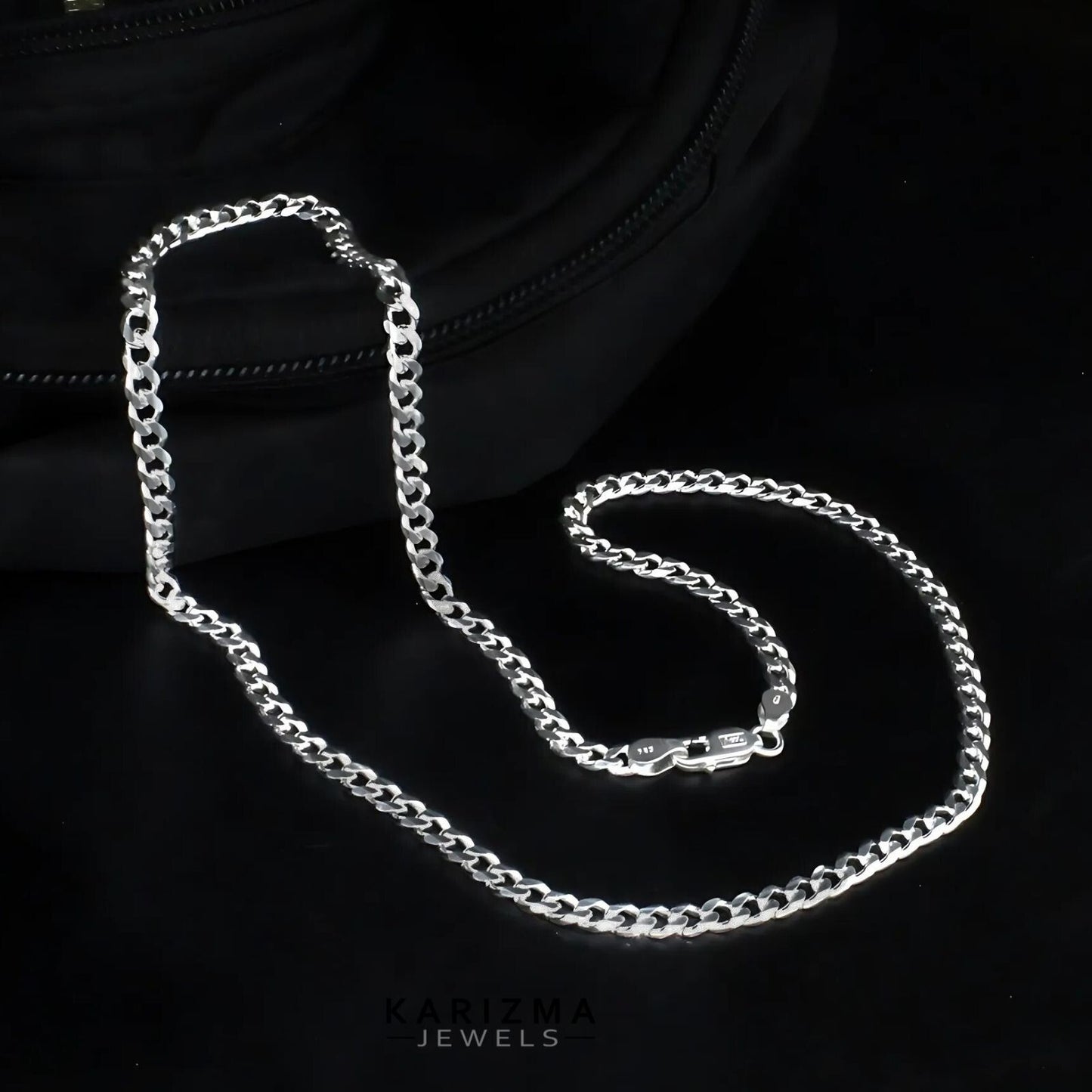 925 Sterling Silver Unisex Cuban Excellent Neck Chain