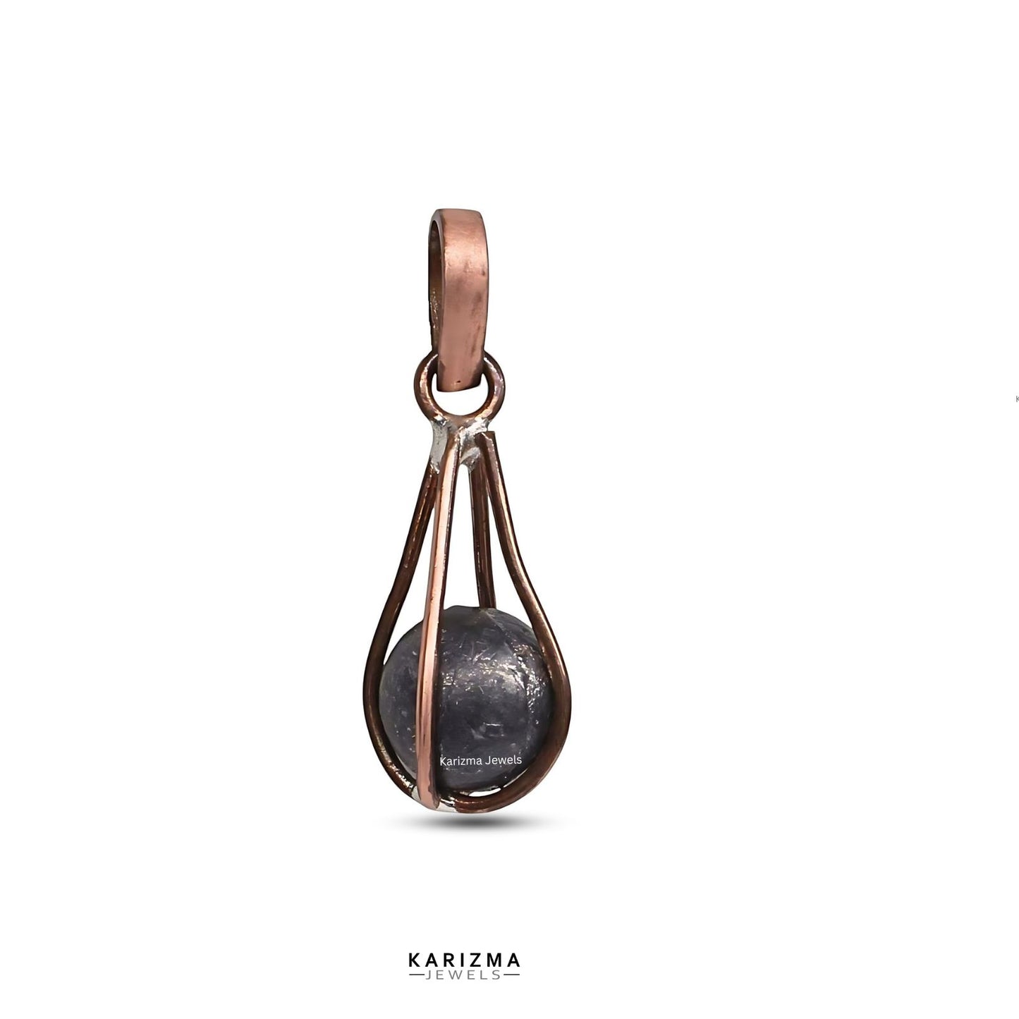 Karizma Jewels Ranga Goli Lead Ball copper cage Pendant for Lal Kitab Remedy