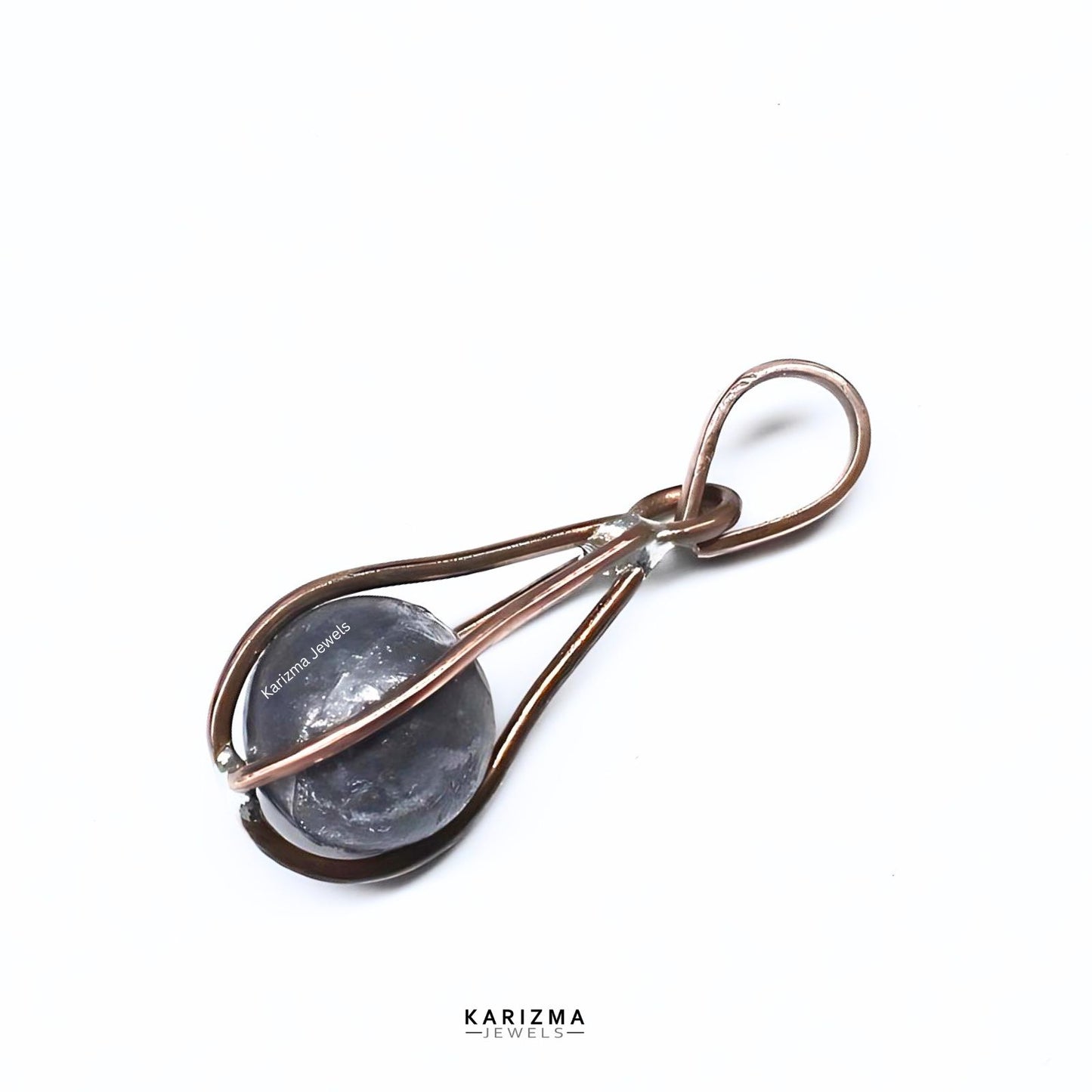 Karizma Jewels Ranga Goli Lead Ball copper cage Pendant for Lal Kitab Remedy