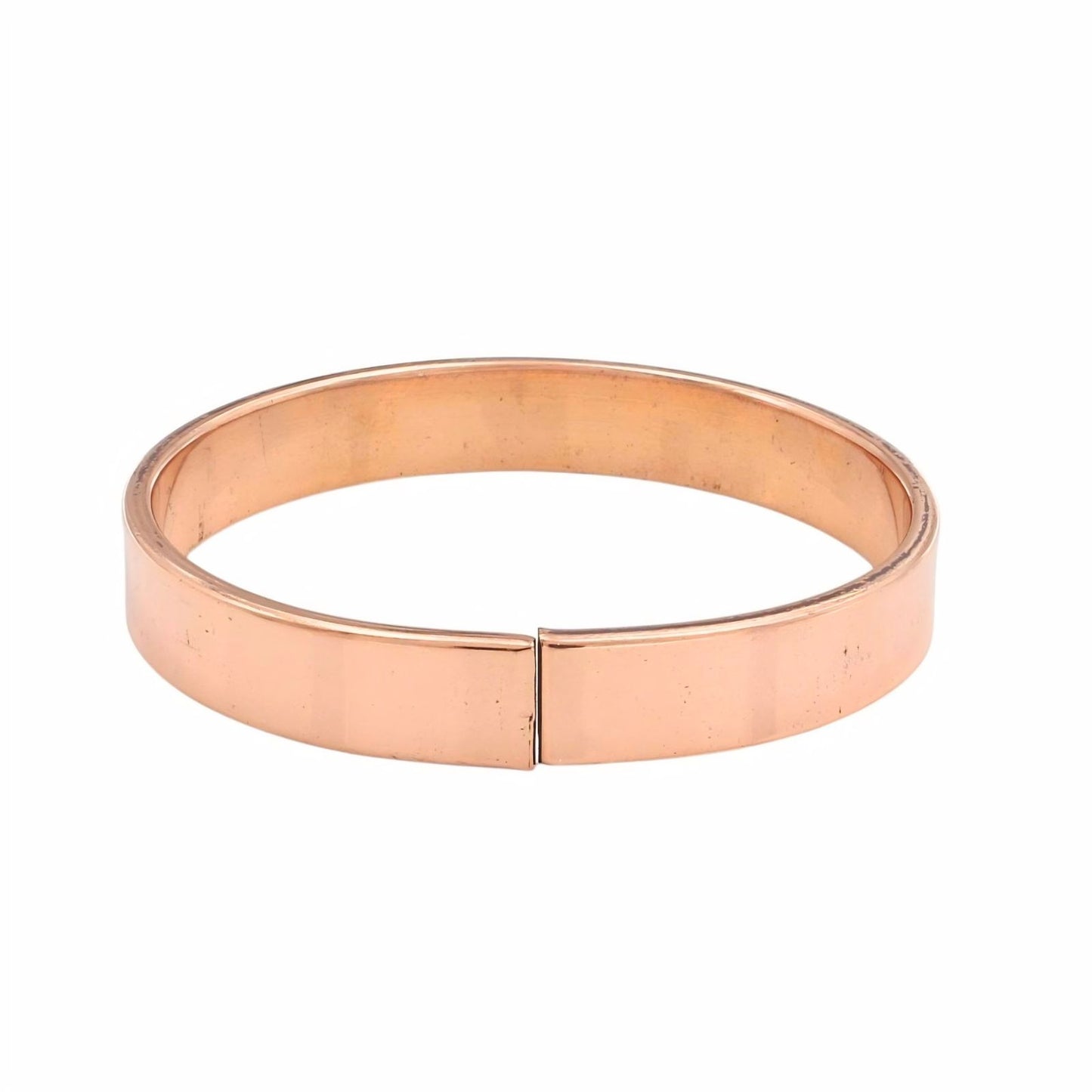 Pure Plain Flat Copper Openable Bangle Kada