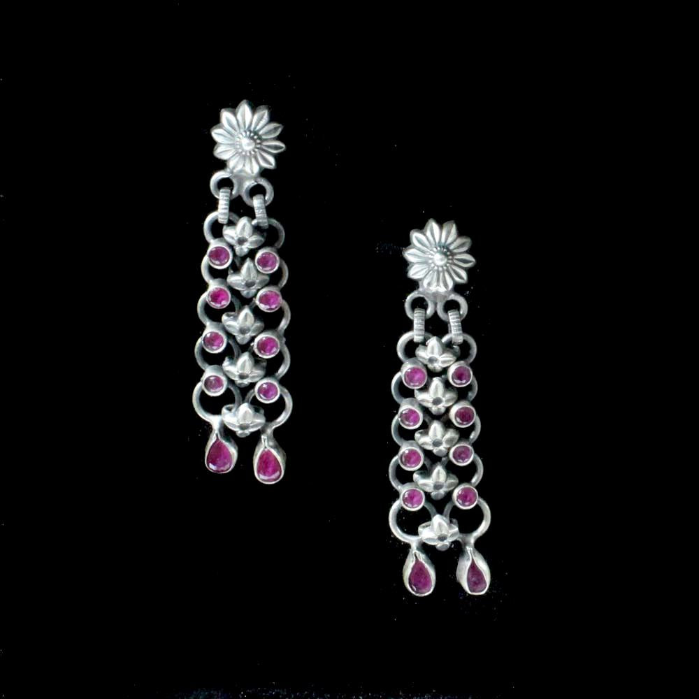 Indian Traditional Silver Jhumkas