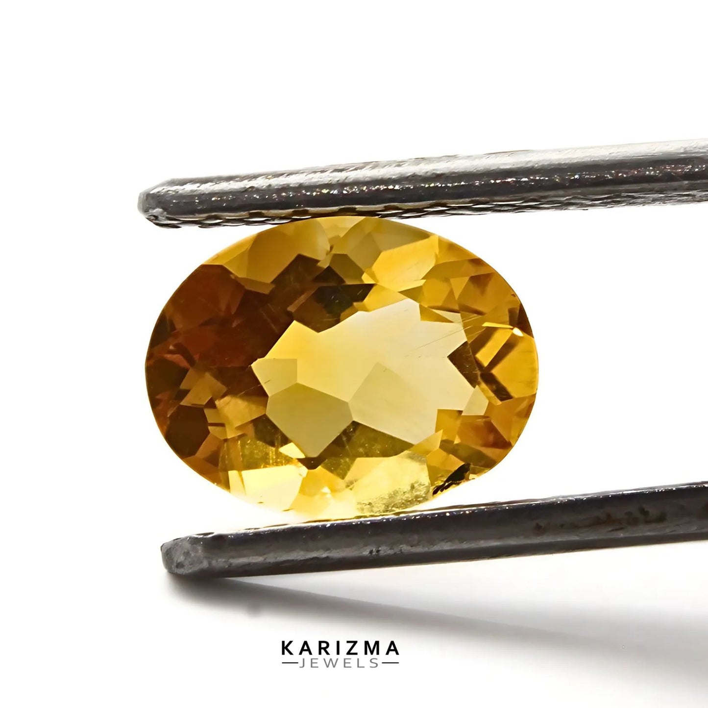 1.3Ct Natural Yellow Citrine (Sunella) Oval Shape Gemstone
