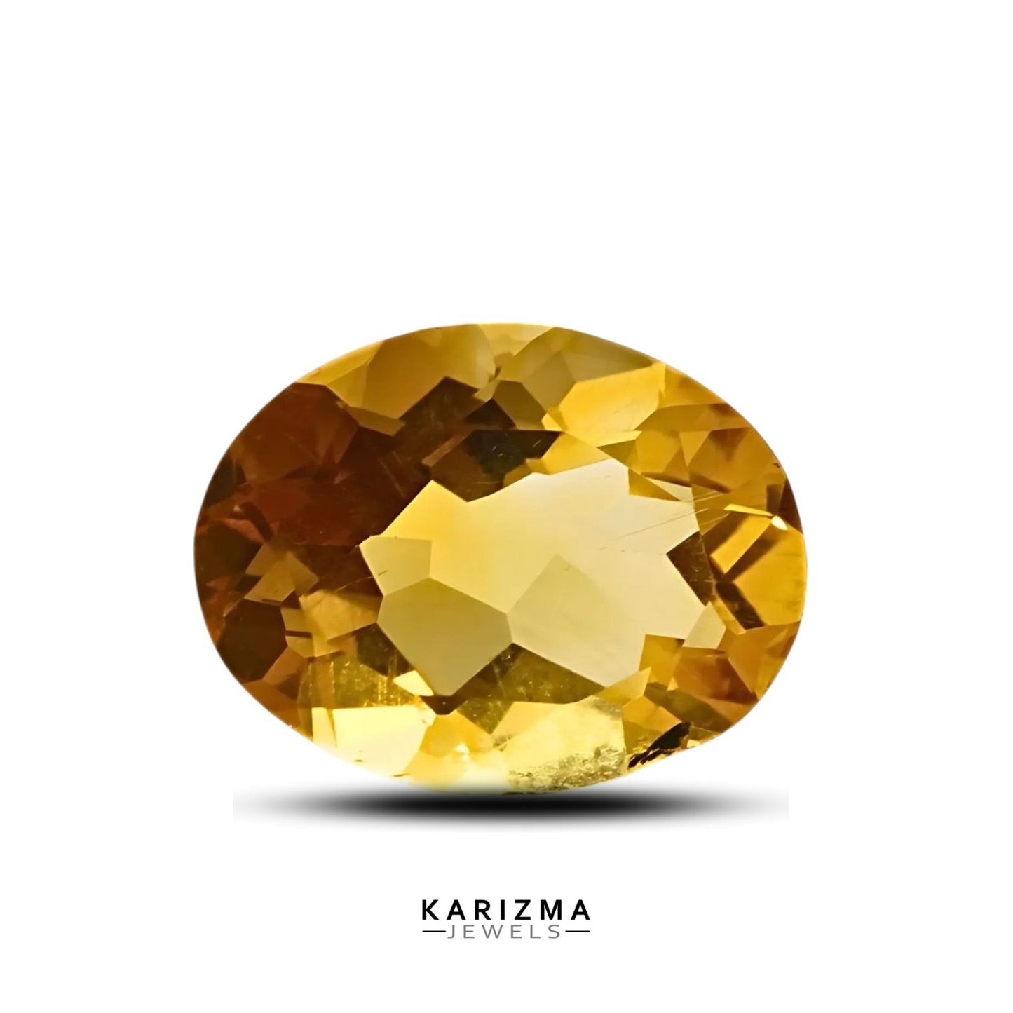 1.3Ct Natural Yellow Citrine (Sunella) Oval Shape Gemstone