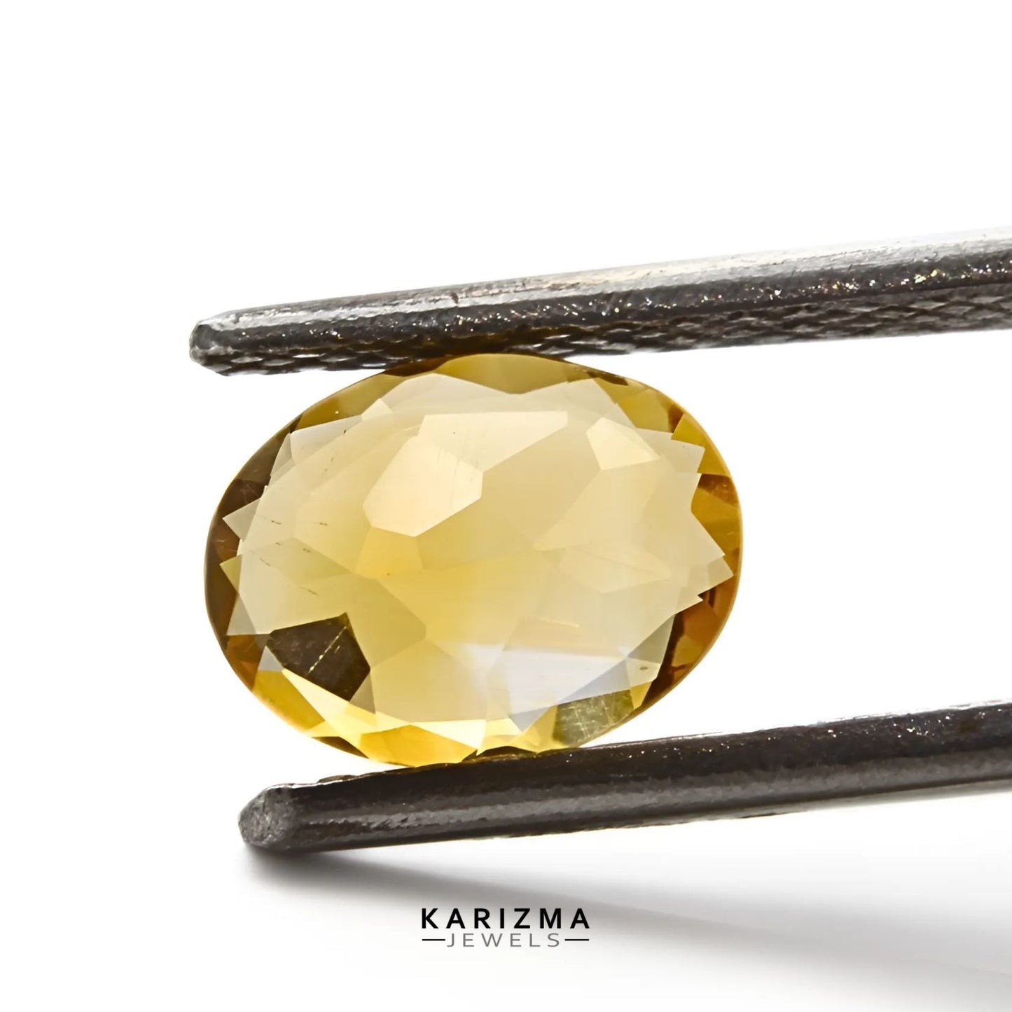 1.3Ct Natural Yellow Citrine (Sunella) Oval Shape Gemstone