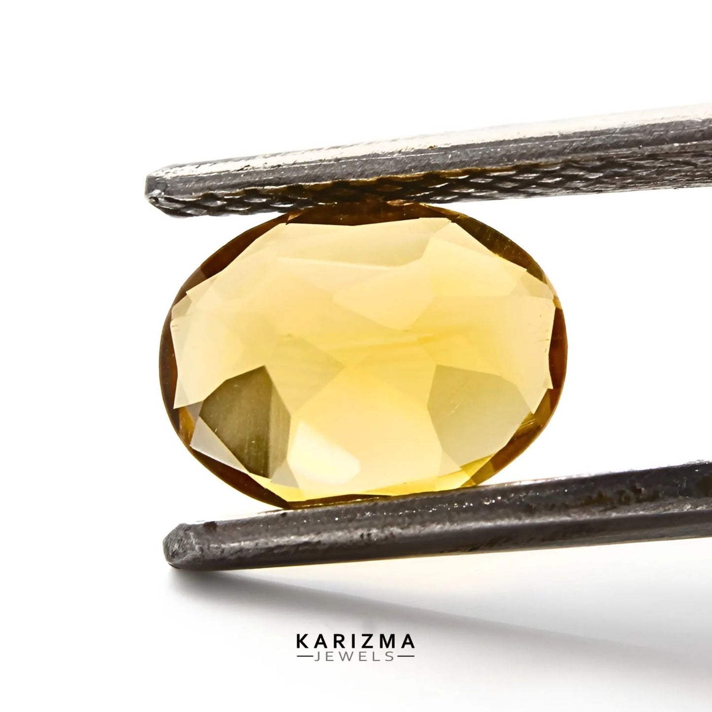 1.8Ct Natural Yellow Citrine (Sunella) Oval Shape Gemstone