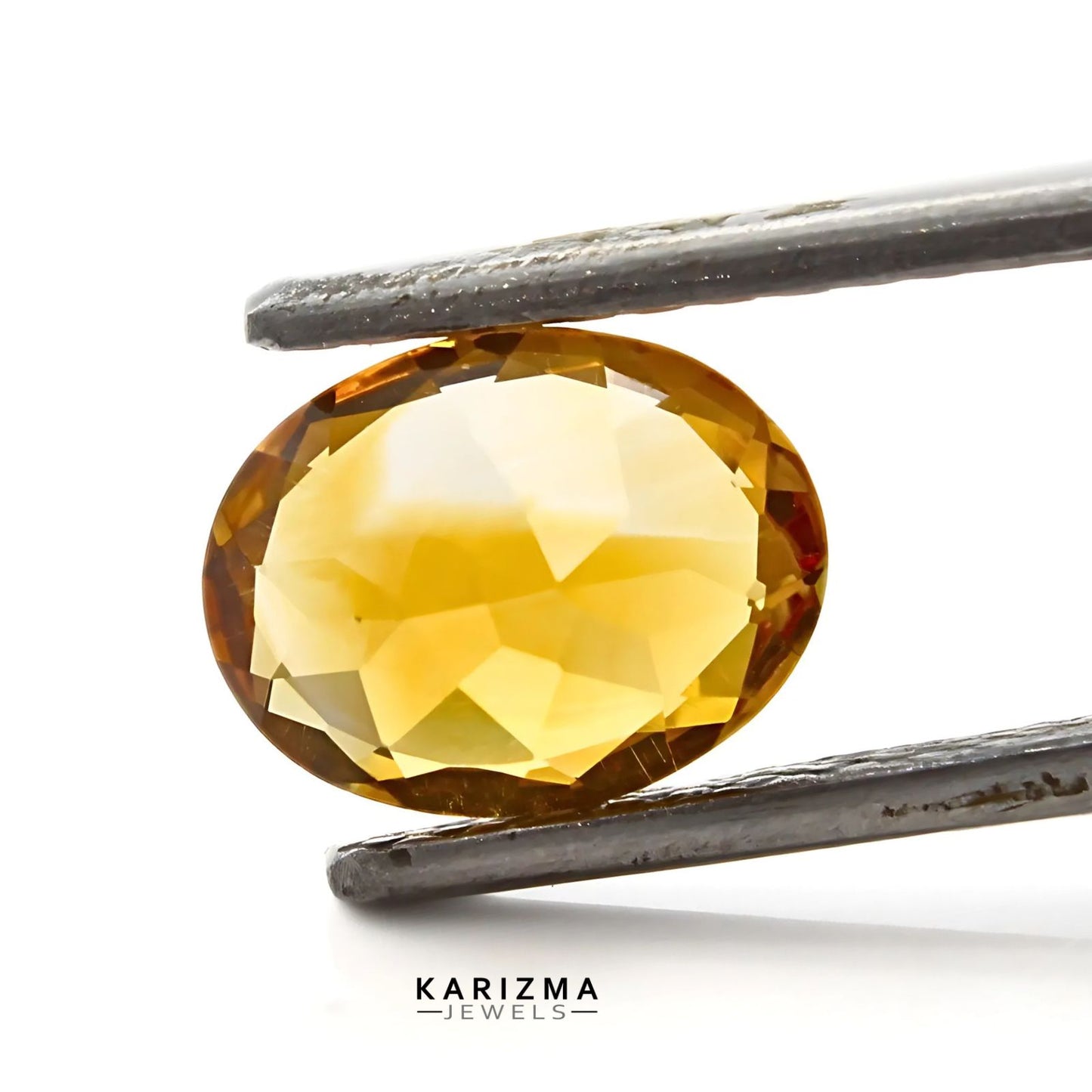 1.6Ct Natural Yellow Citrine (Sunella) Oval Shape Gemstone