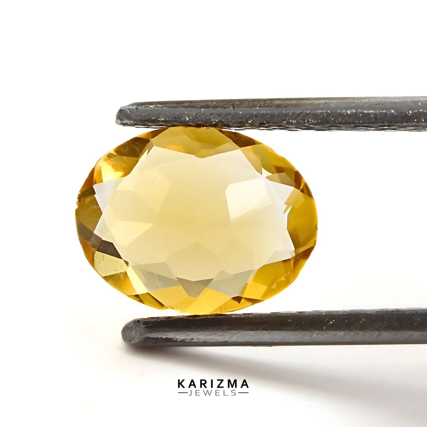 1.1Ct Natural Yellow Citrine (Sunella) Oval Shape Gemstone