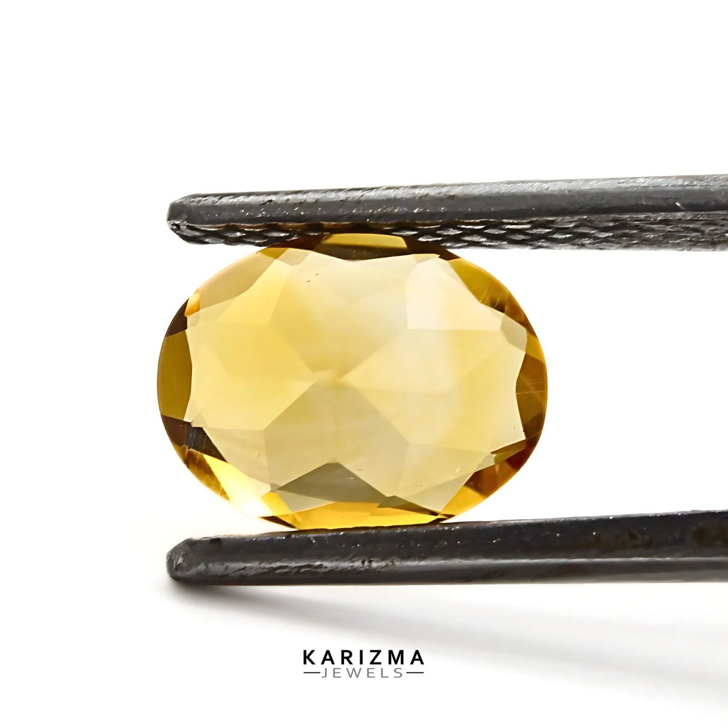 1.3Ct Natural Yellow Citrine (Sunella) Oval Shape Gemstone