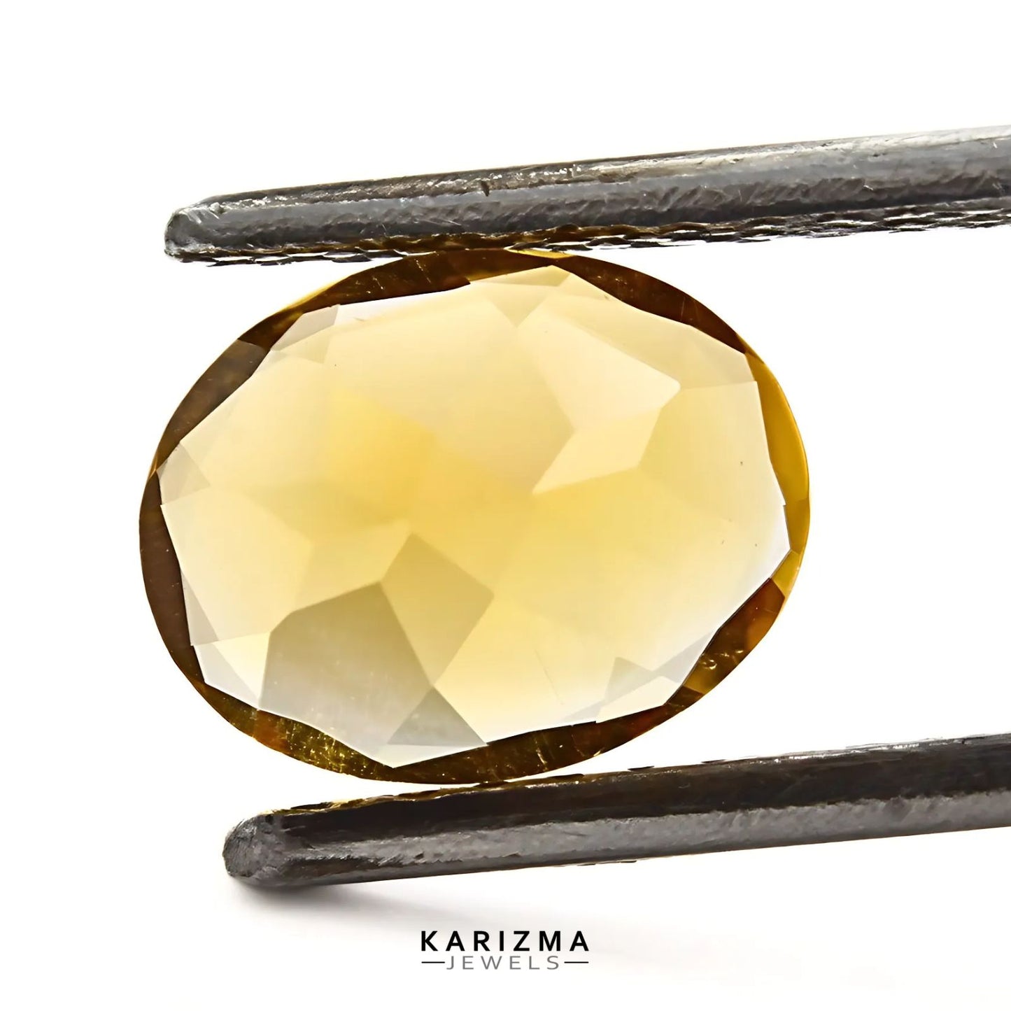 1.7Ct Natural Yellow Citrine (Sunella) Oval Shape Gemstone