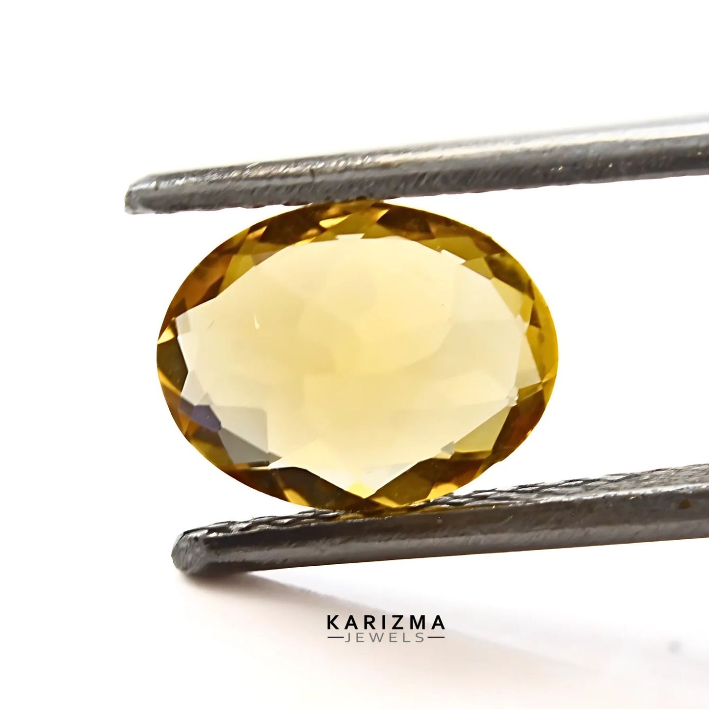 1.6Ct Natural Yellow Citrine (Sunella) Oval Shape Gemstone