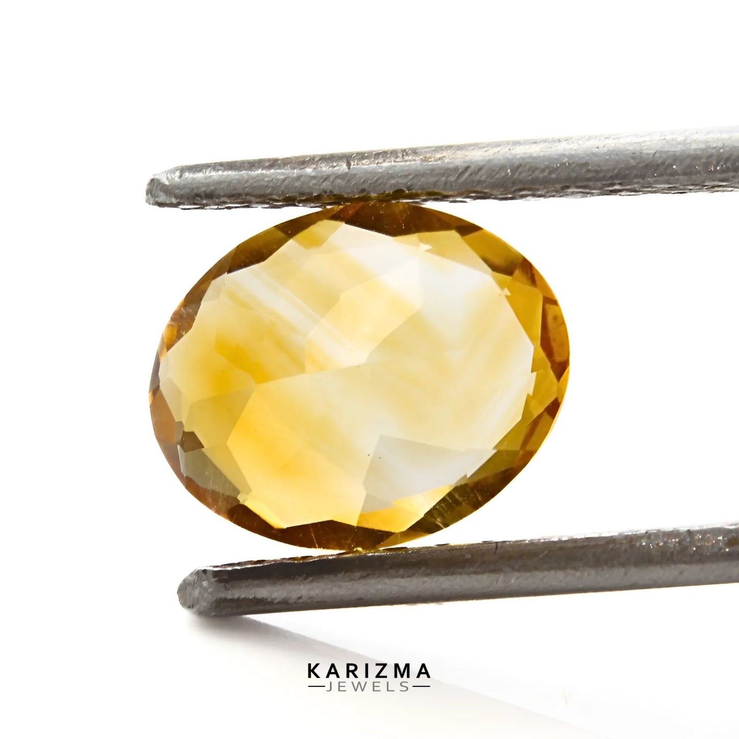 1.3Ct Natural Yellow Citrine (Sunella) Oval Shape Gemstone