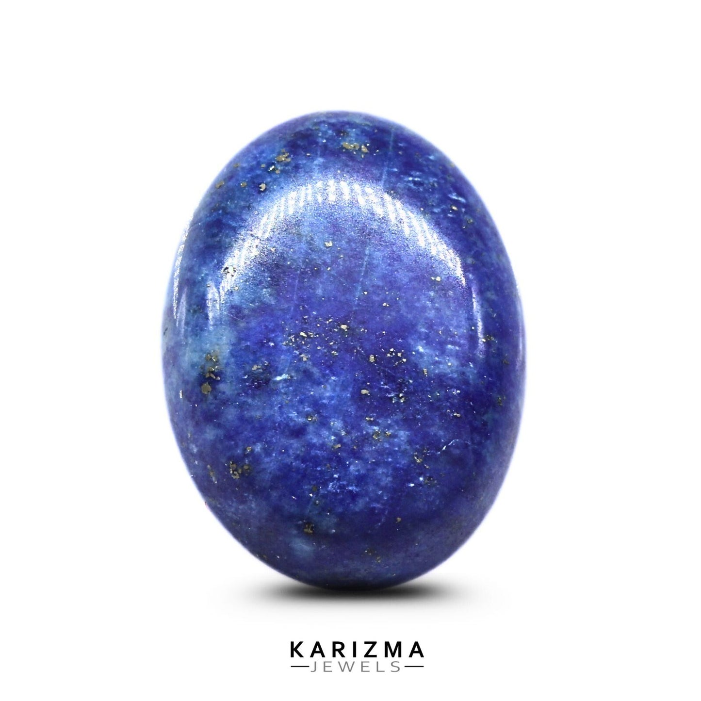 11.6Ct Natural Blue Untreated Lapis Lazuli Oval Cabochon Gemstone