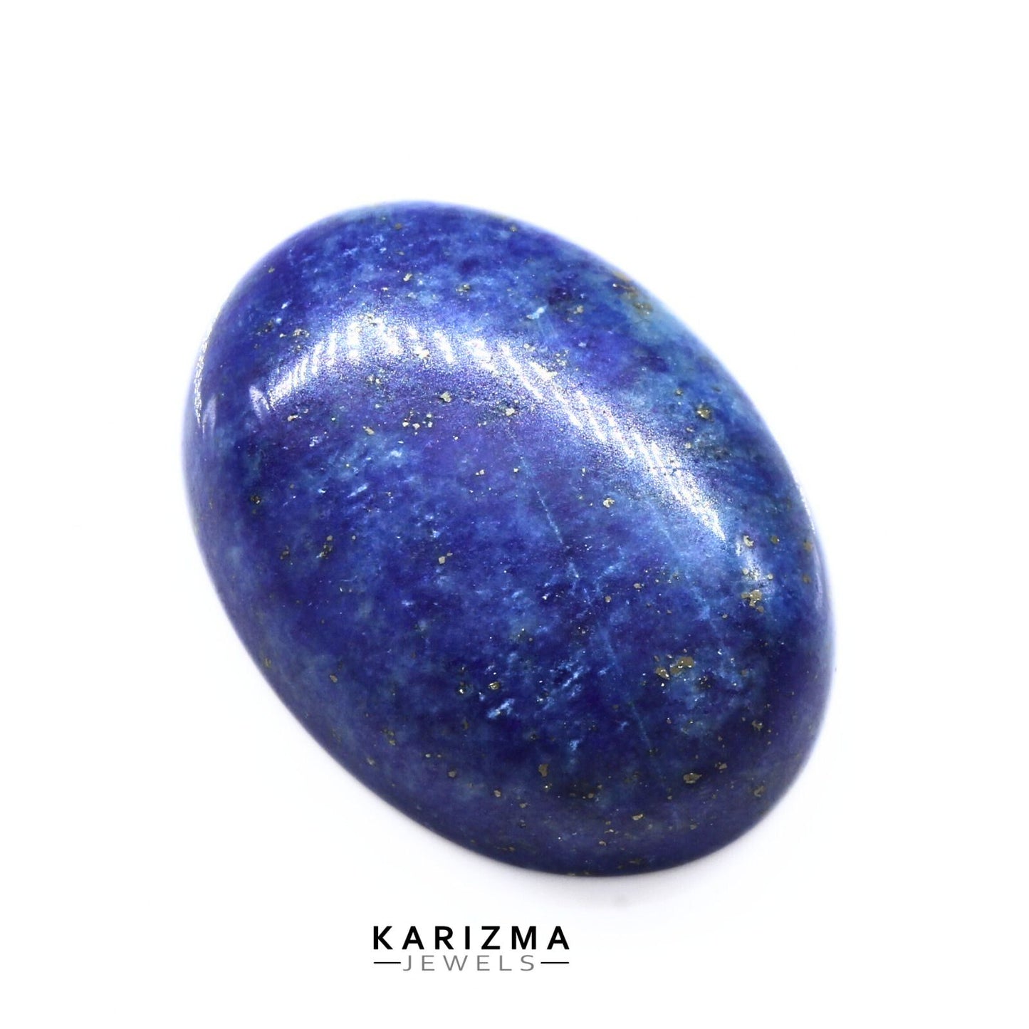 11.6Ct Natural Blue Untreated Lapis Lazuli Oval Cabochon Gemstone