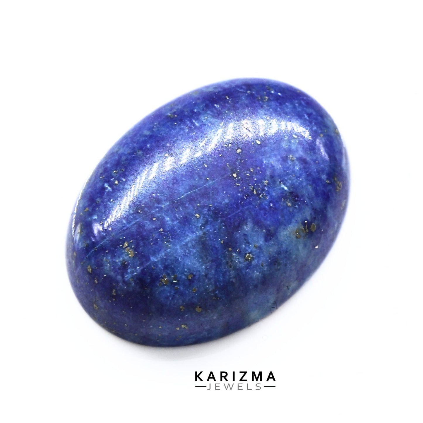 11.6Ct Natural Blue Untreated Lapis Lazuli Oval Cabochon Gemstone
