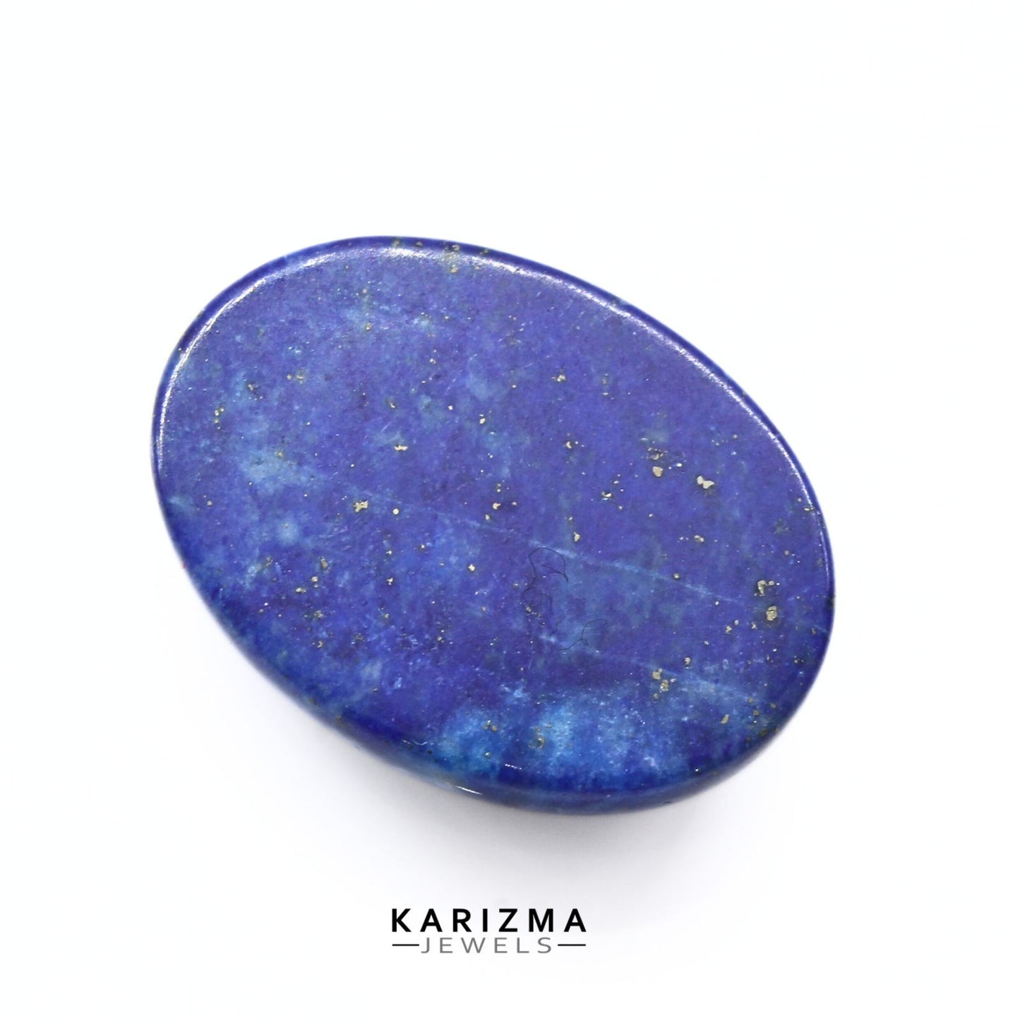 11.6Ct Natural Blue Untreated Lapis Lazuli Oval Cabochon Gemstone