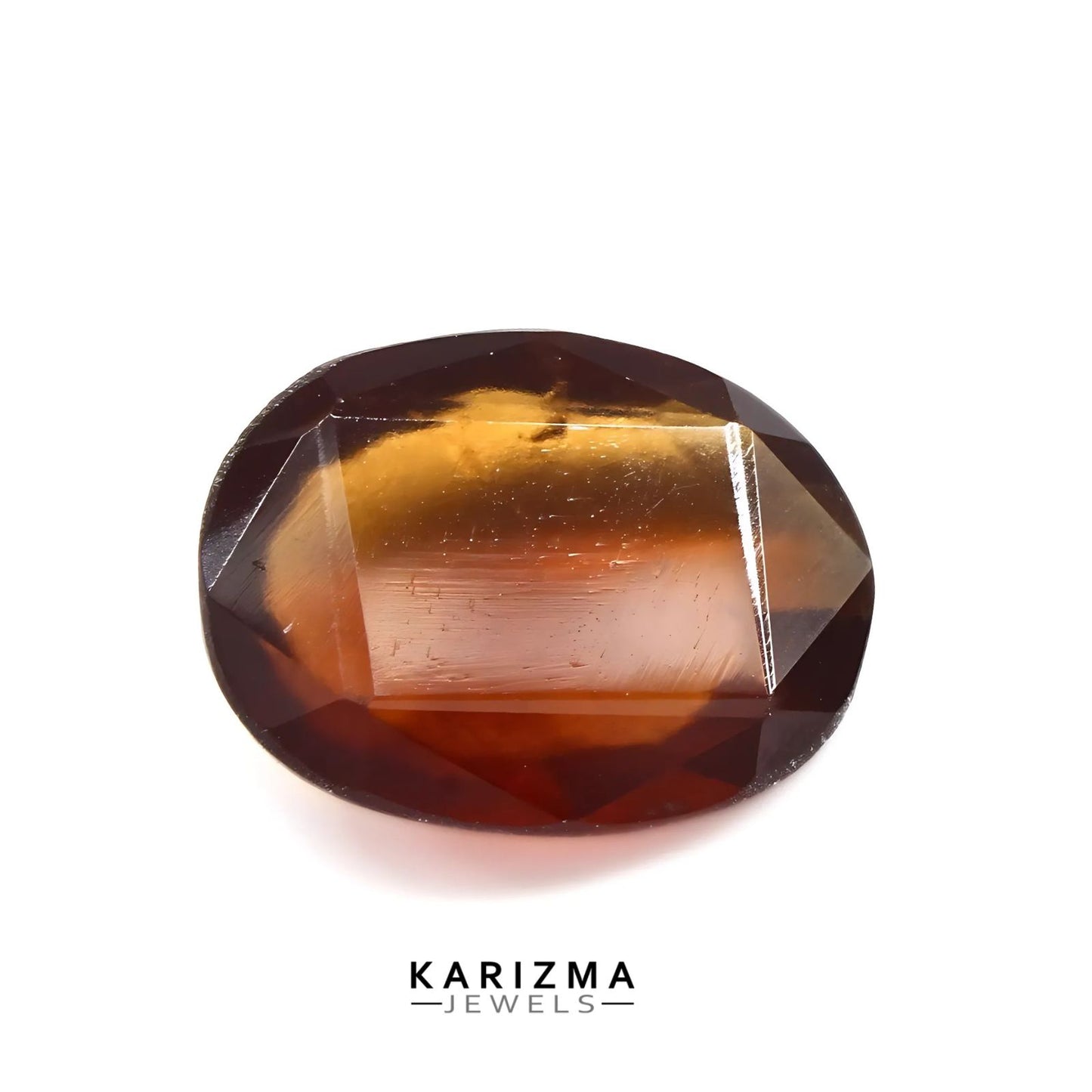3.7Ct Natural GOMEDH Garnet Hessonite Oval Cut Rashi Gemstone