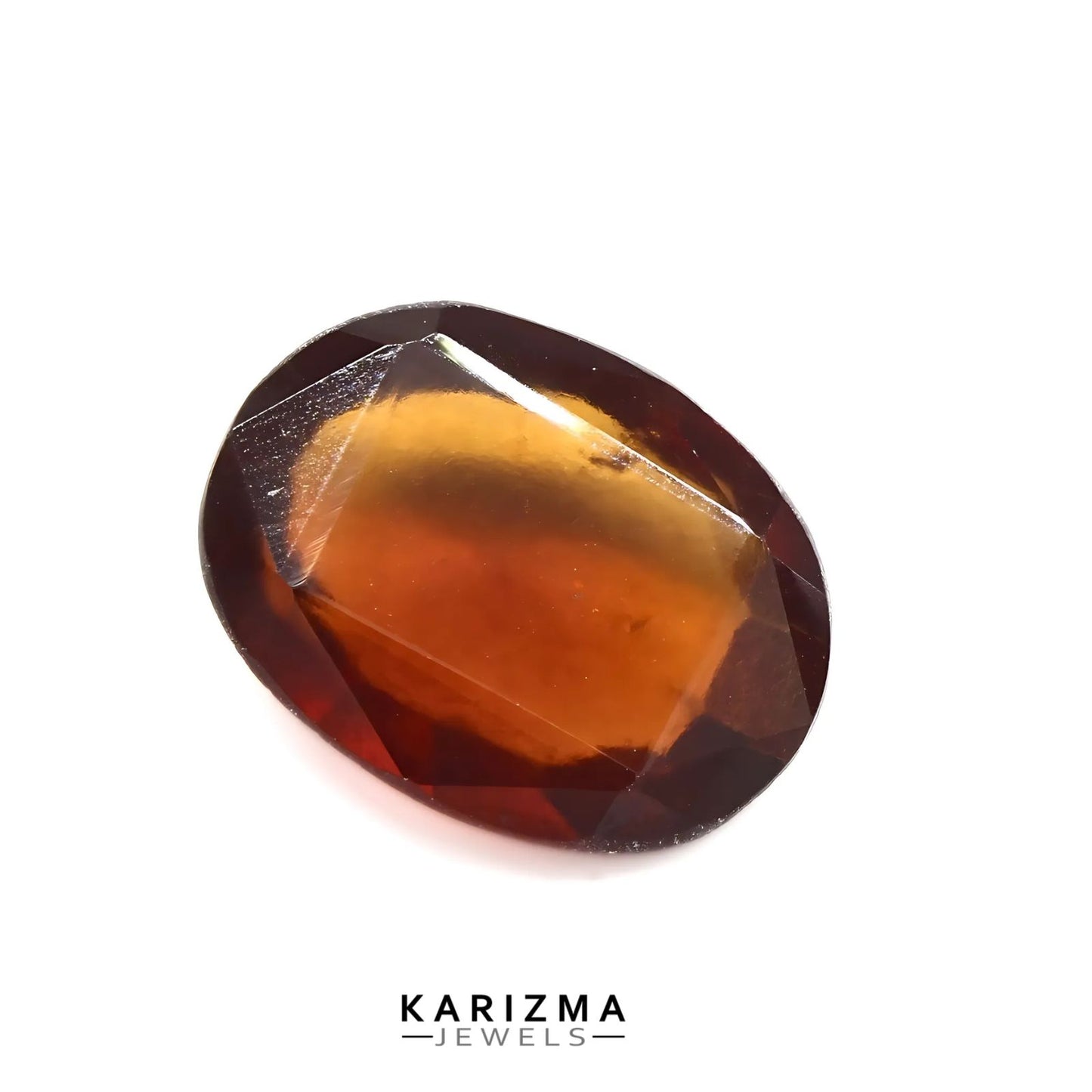 3.7Ct Natural GOMEDH Garnet Hessonite Oval Cut Rashi Gemstone