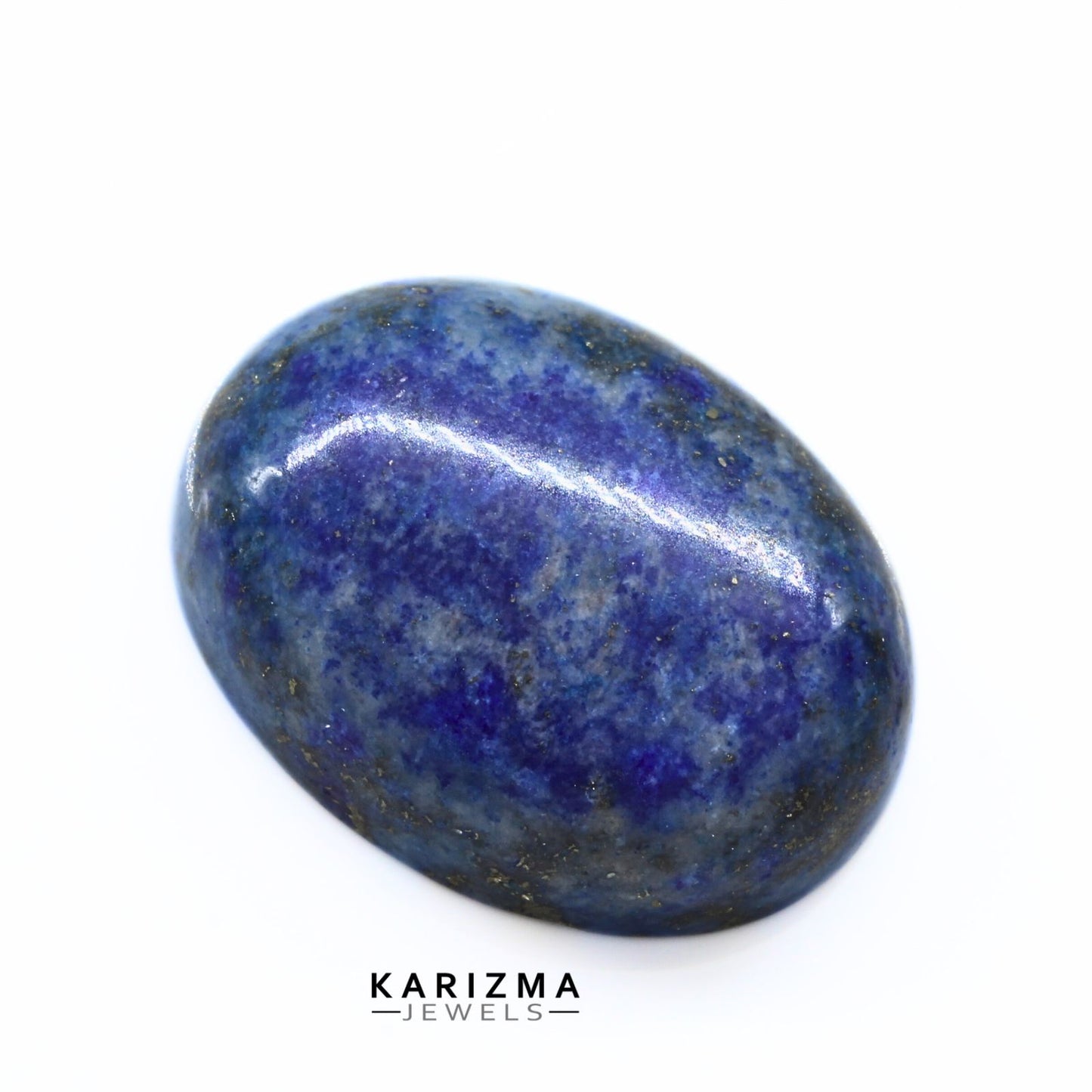 14Ct Natural Blue Untreated Lapis Lazuli Oval Cabochon Gemstone