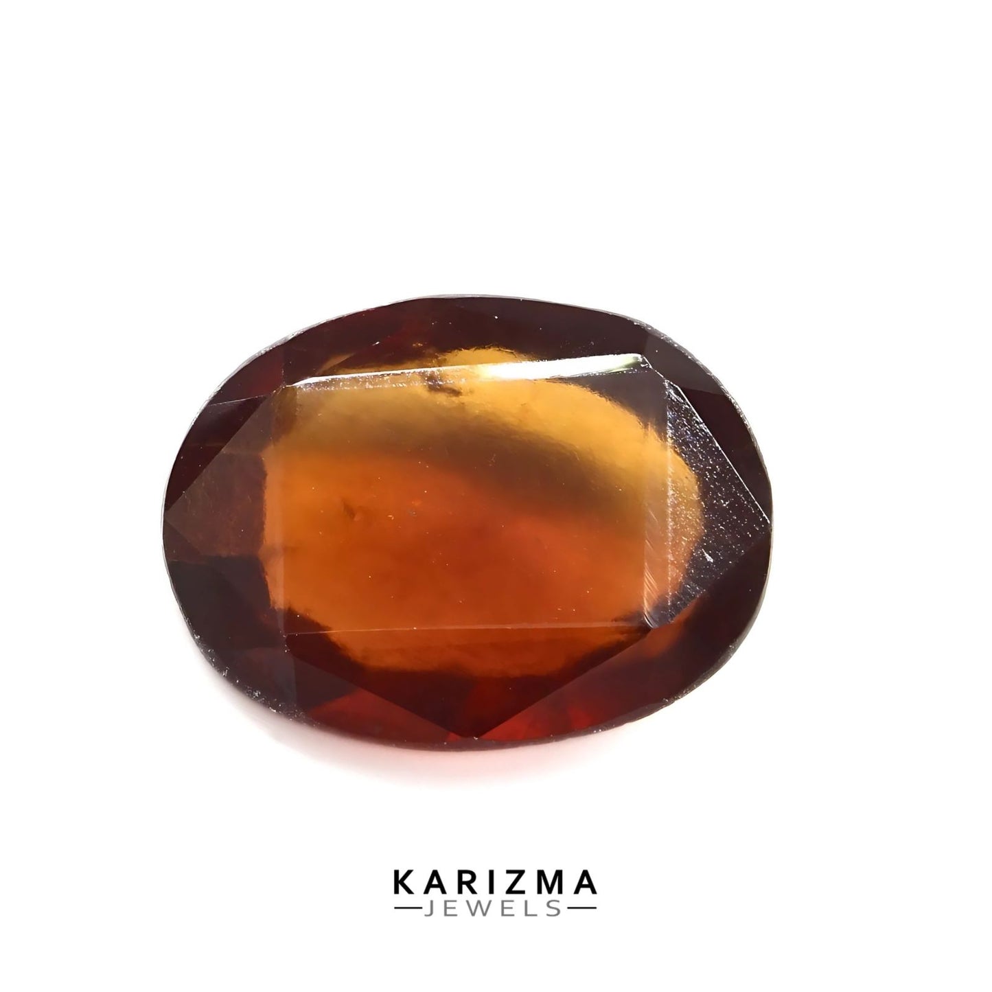 3.7Ct Natural GOMEDH Garnet Hessonite Oval Cut Rashi Gemstone