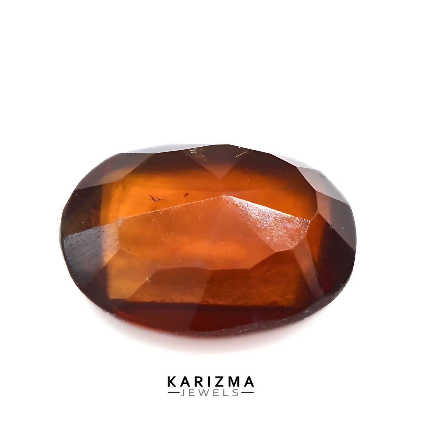 3.7Ct Natural GOMEDH Garnet Hessonite Oval Cut Rashi Gemstone