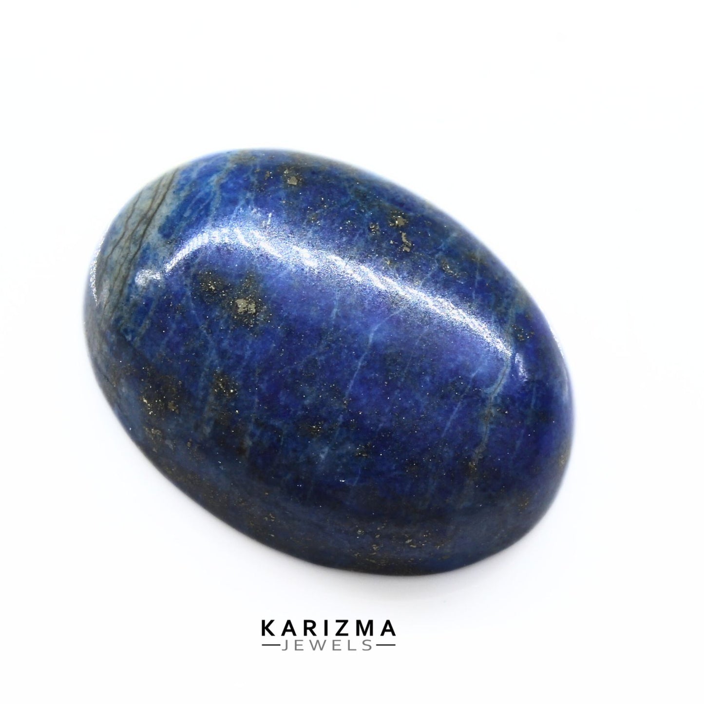 13Ct Natural Blue Untreated Lapis Lazuli Oval Cabochon Gemstone