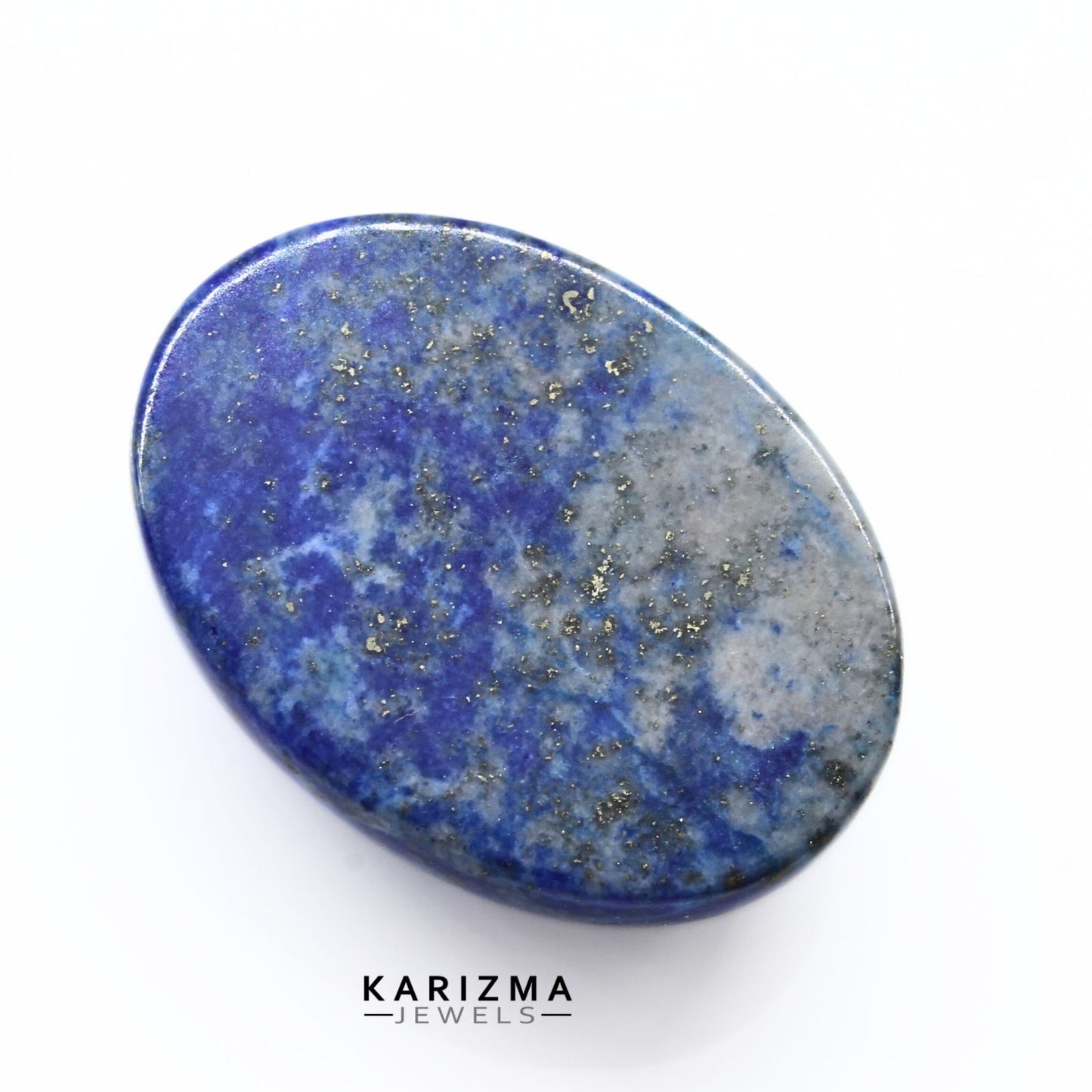 12.9Ct Natural Blue Untreated Lapis Lazuli Oval Cabochon Gemstone